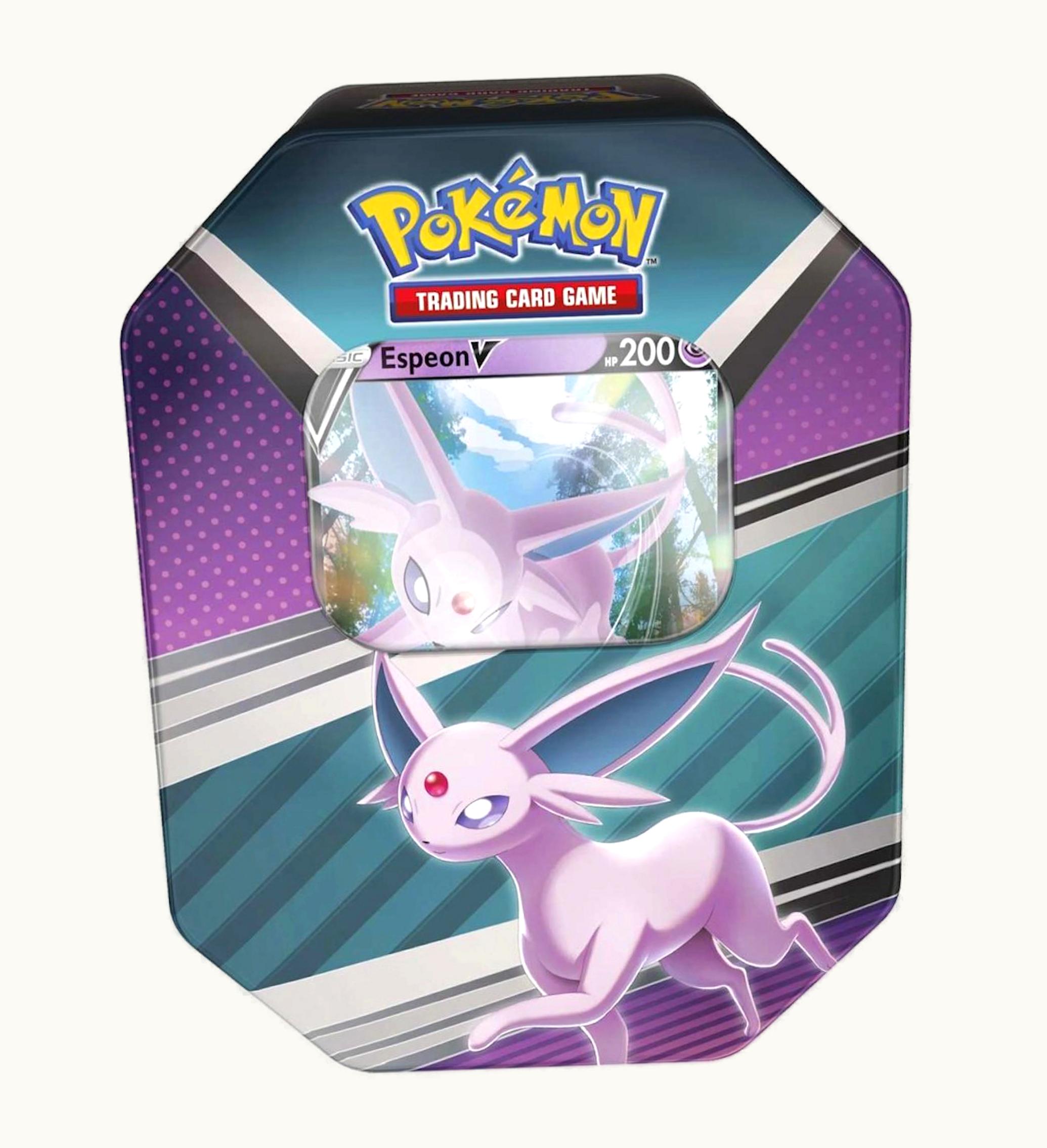Pokemon Pokemon TCG V Heroes Espeon V Tin 4 Packs