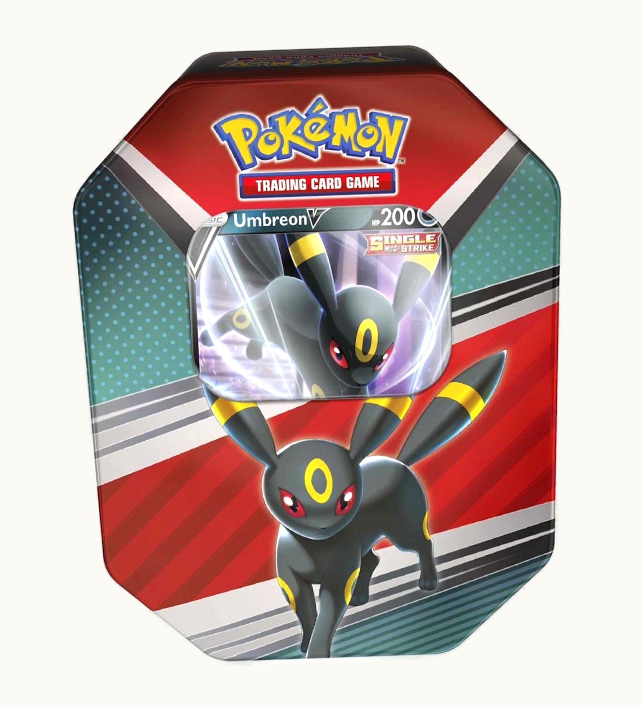 Pokemon Pokemon TCG V Heroes Umbreon V Tin 4 Packs