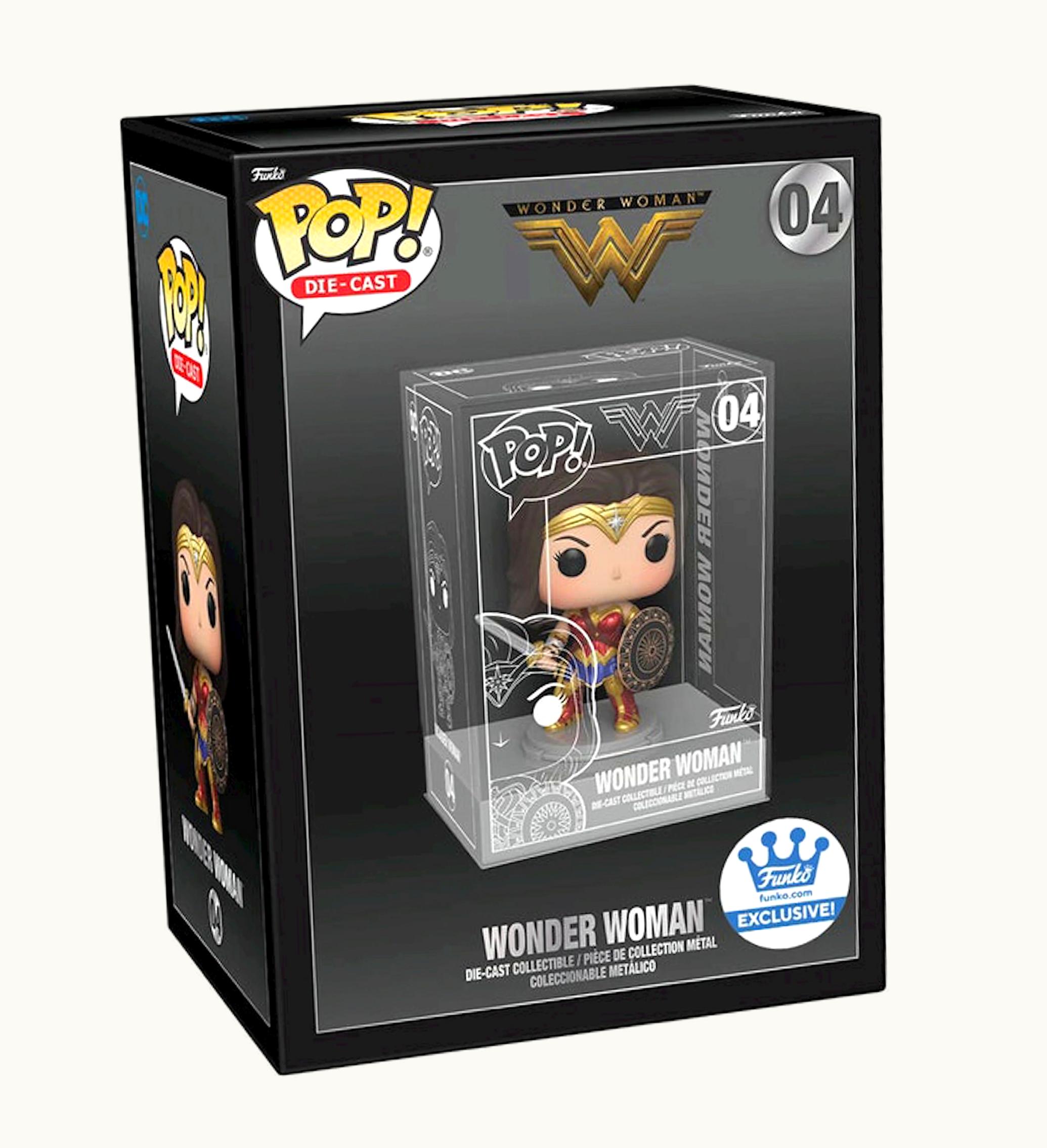 Funko Funko Pop Die Cast Wonder Woman Funko Shop Exclusive Figure 04