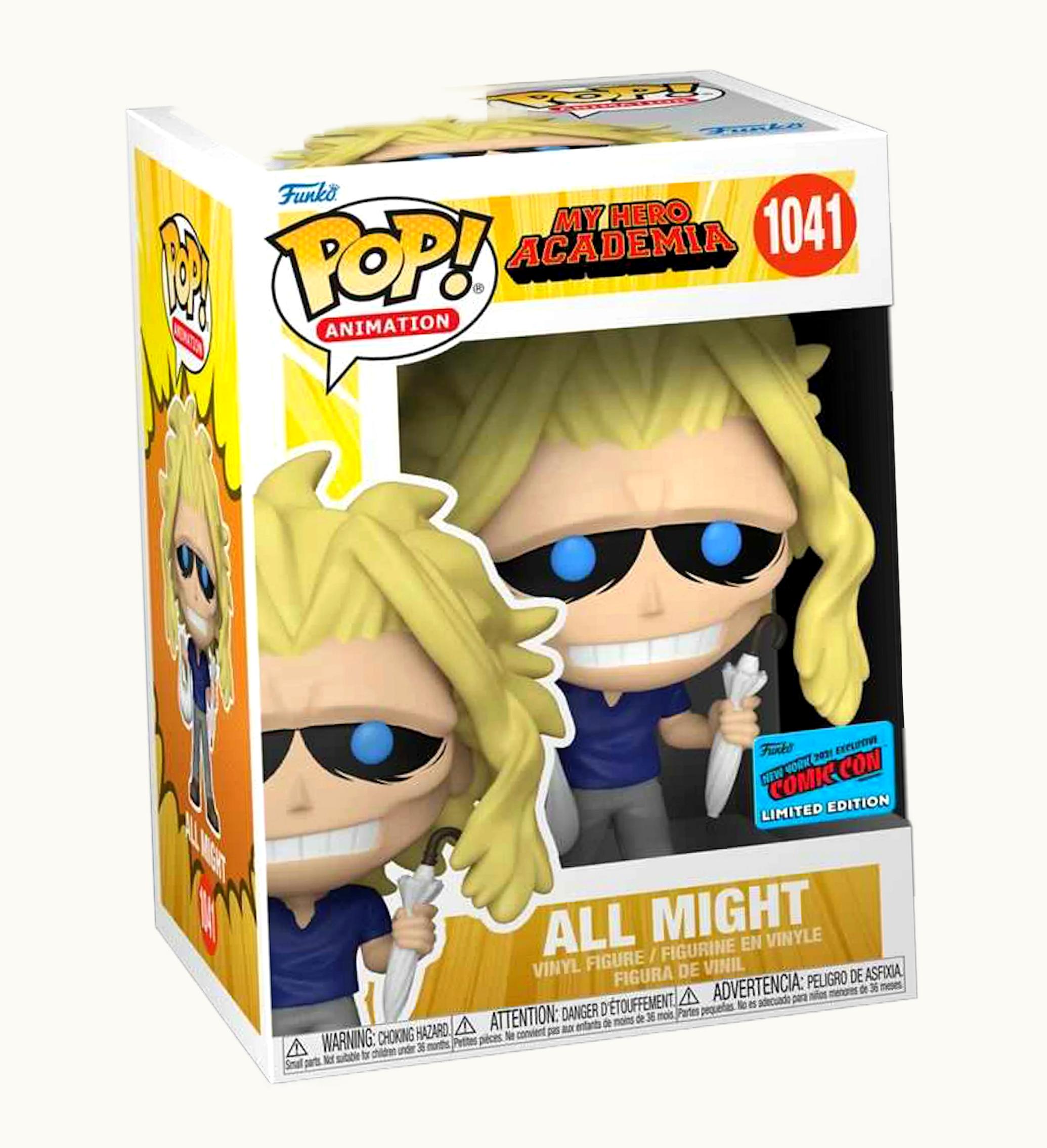 Funko Funko Pop Animation My Hero Academia All Might 2021 Nycc Exclusive Figure 1041