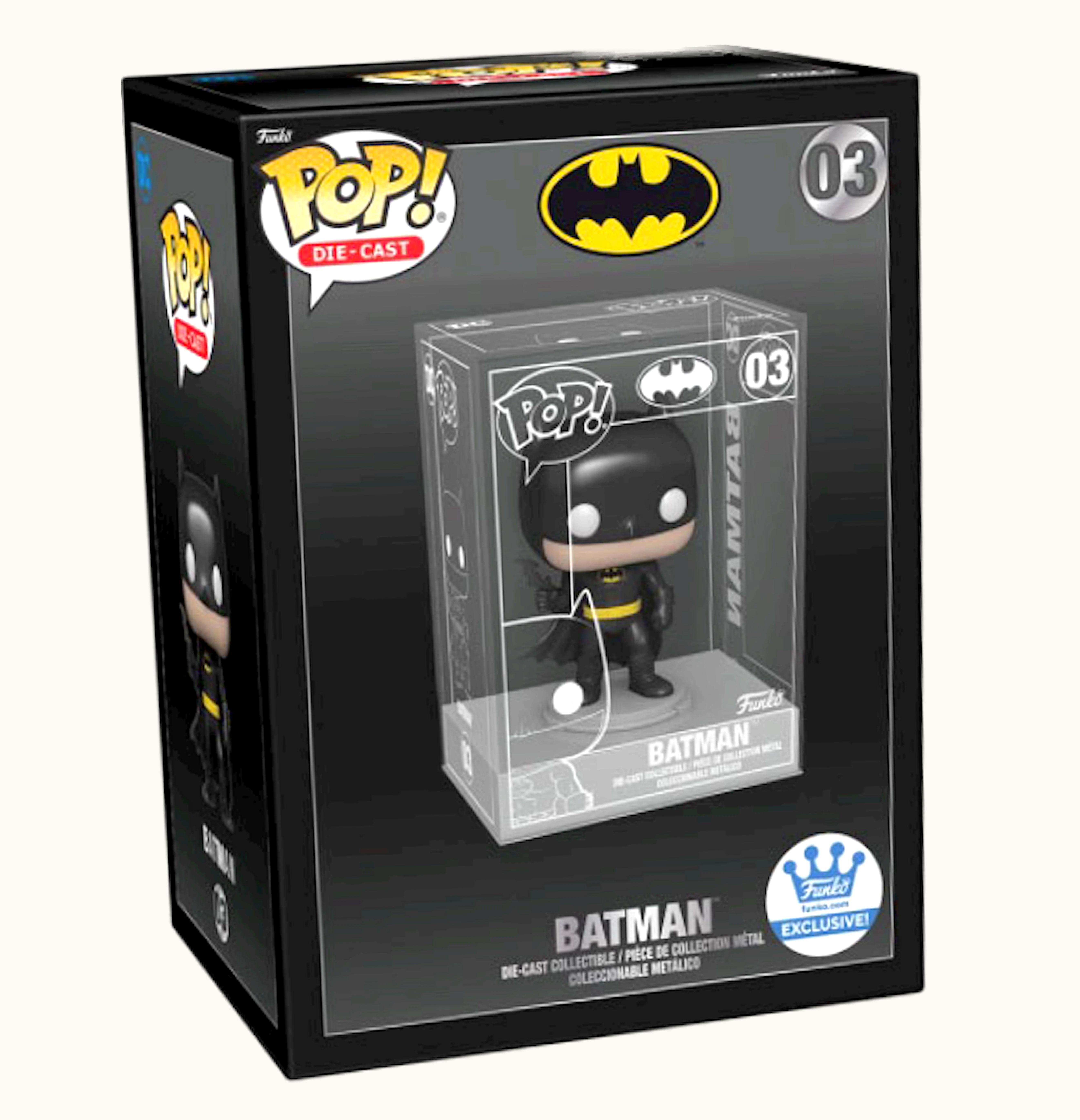 Funko Funko Pop Die Cast Batman Funko Shop Exclusive Figure 03