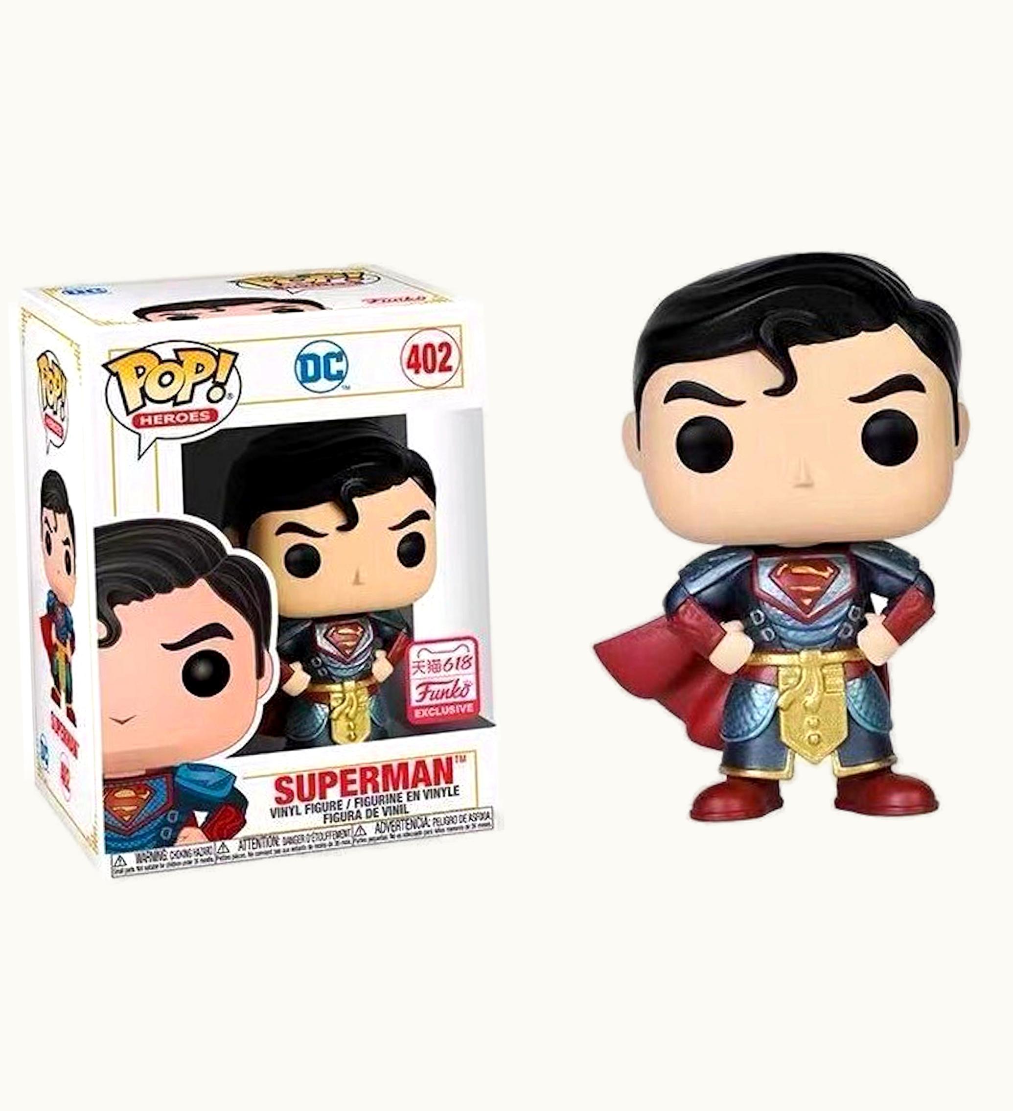 Funko Funko Pop Heroes DC Superman Metallic China Con Exclusive Figure 402