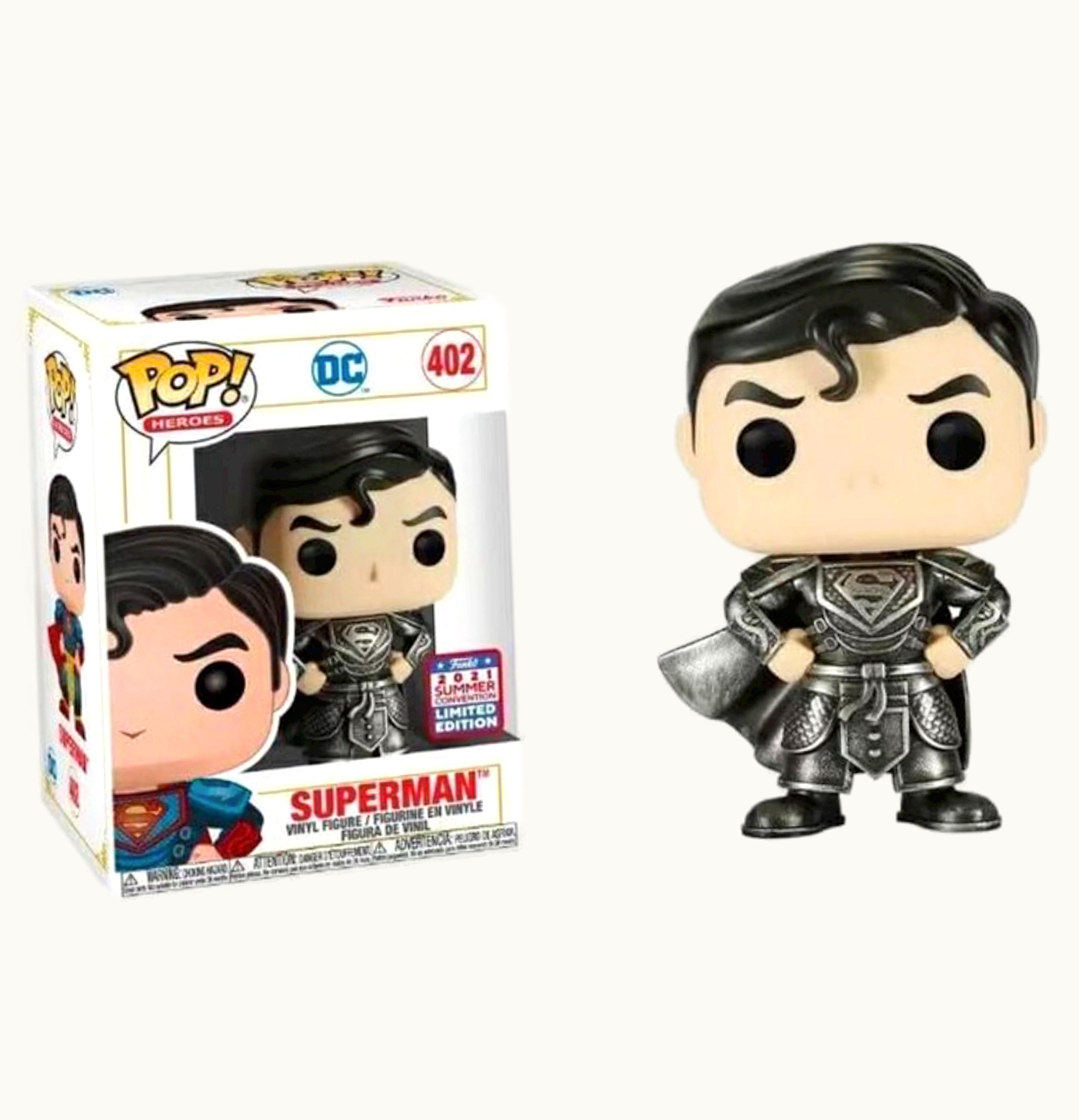 Funko Funko Pop Heroes DC Superman 2021 Summer Convention Exclusive Figure 402