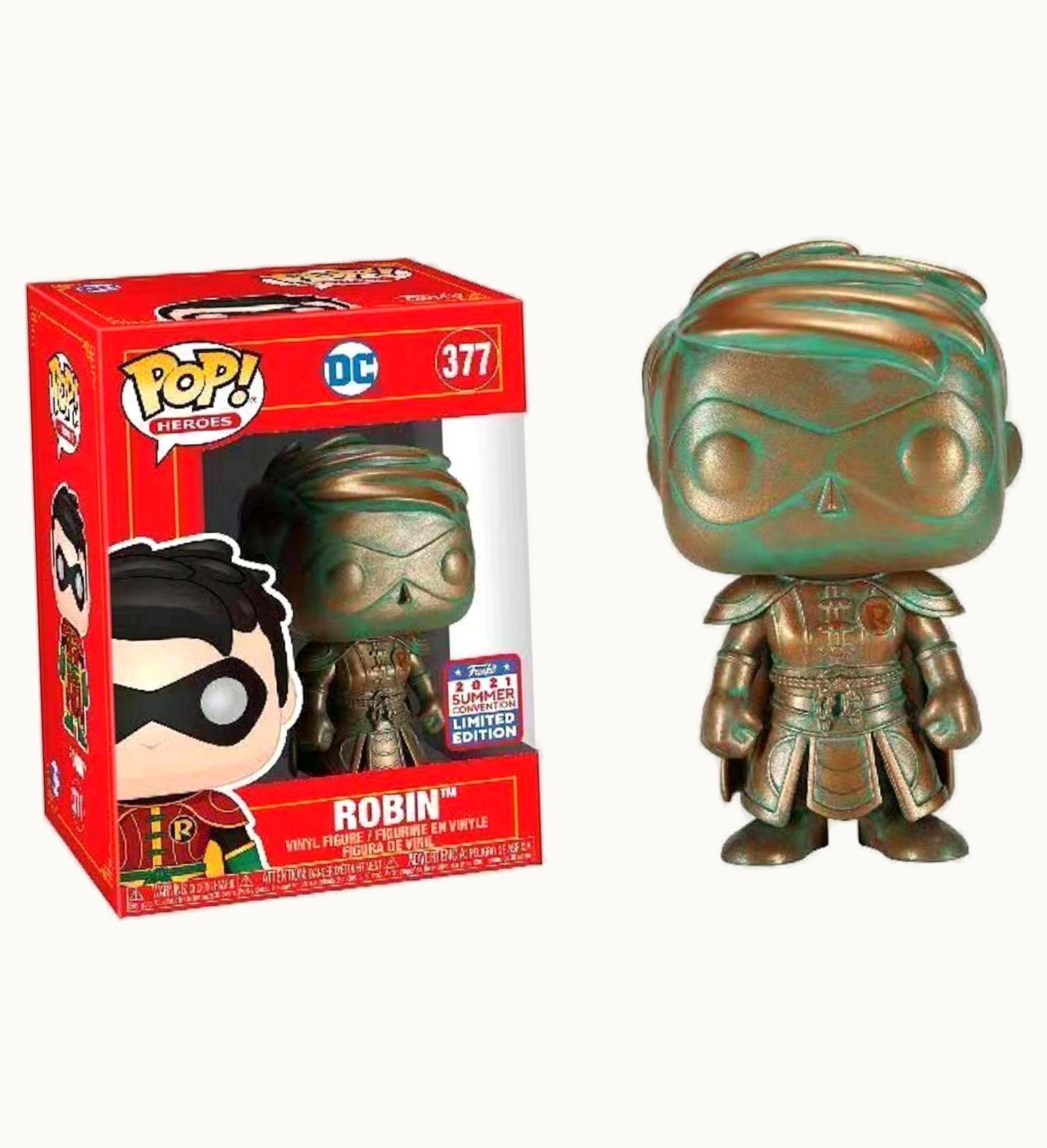 Funko Funko Pop Heroes DC Robin 2021 Summer Convention Exclusive Figure 377