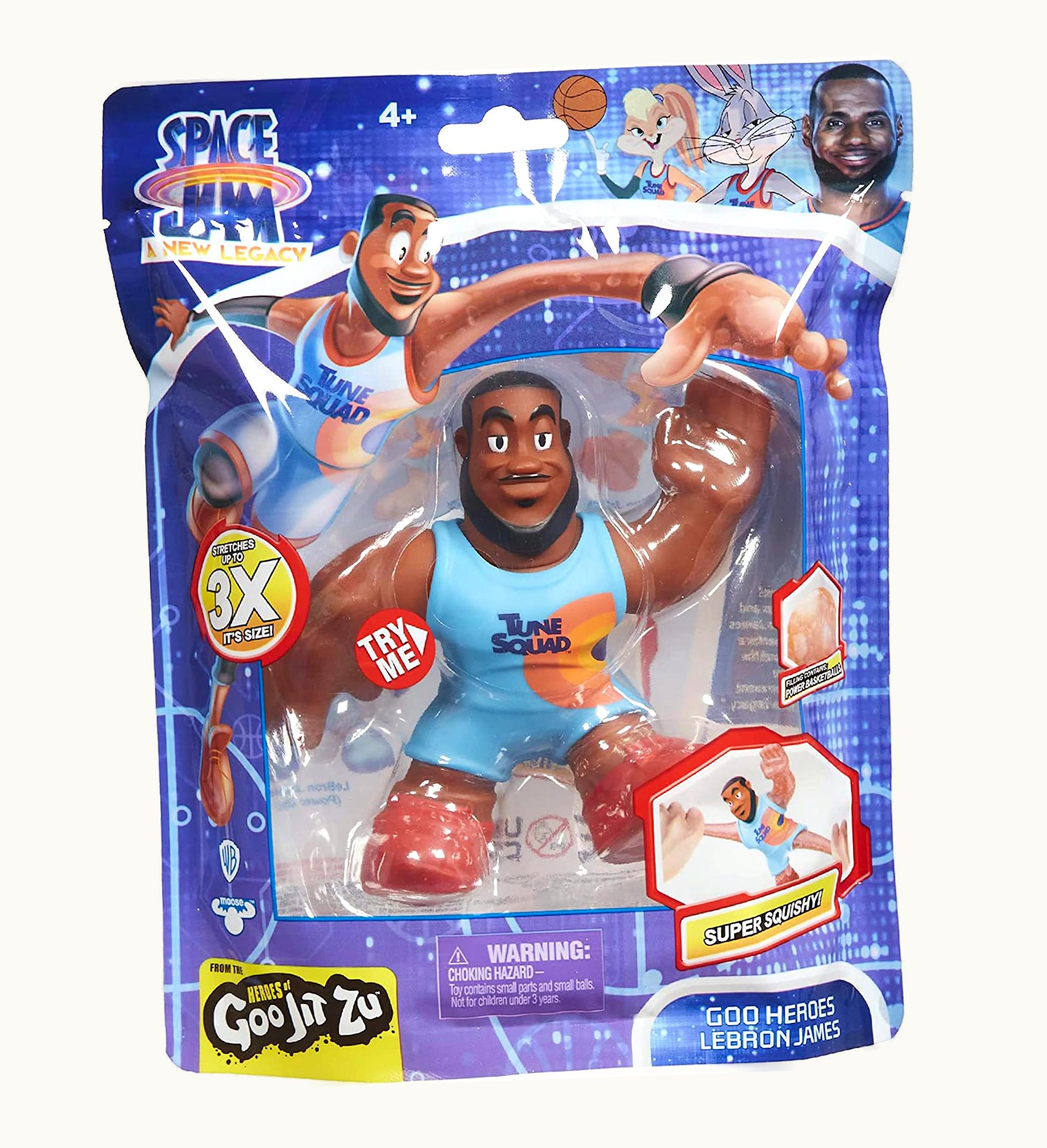 Space Jam Space Jam Heroes Of Goo Jit Zu A New Legacy 5 Stretchy Goo Filled Action Figure Lebron James