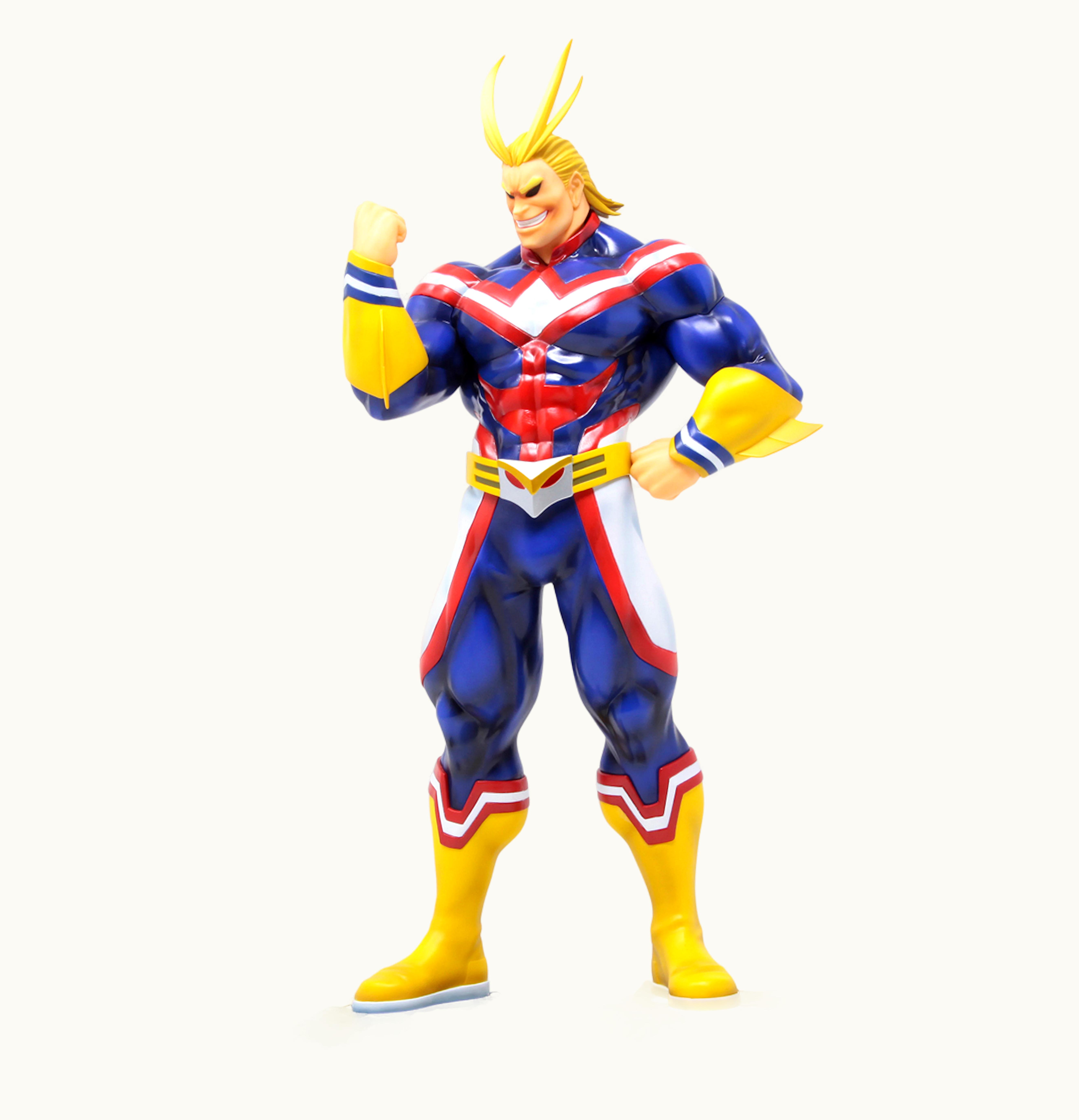 Kotobukiya Artfx J My Hero Academia All Might With Bonus Face Part Figure Blue