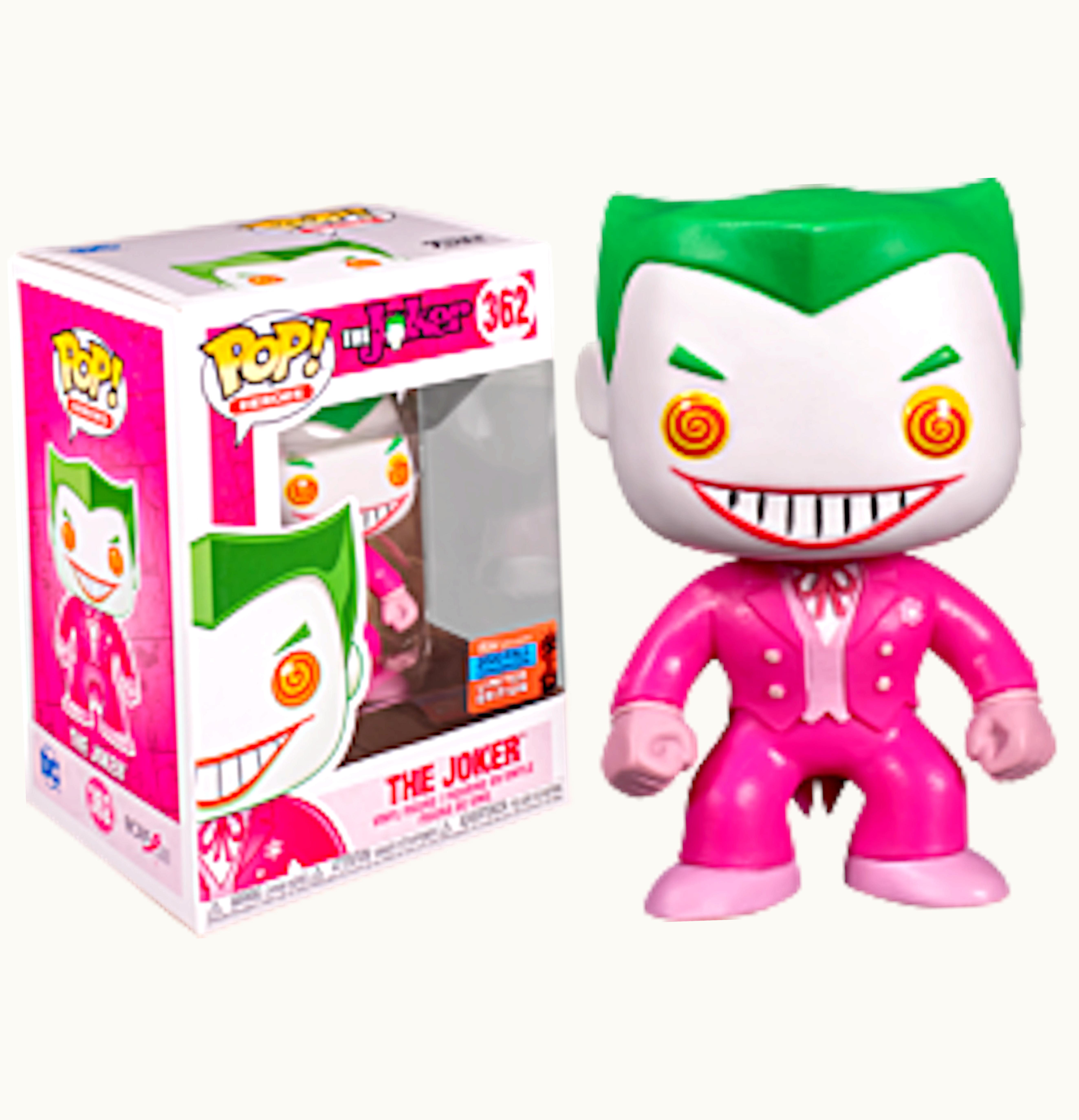 Funko Funko Pop Heroes The Joker Breast Cancer Awareness Fall Convention Exclusive Figure 362
