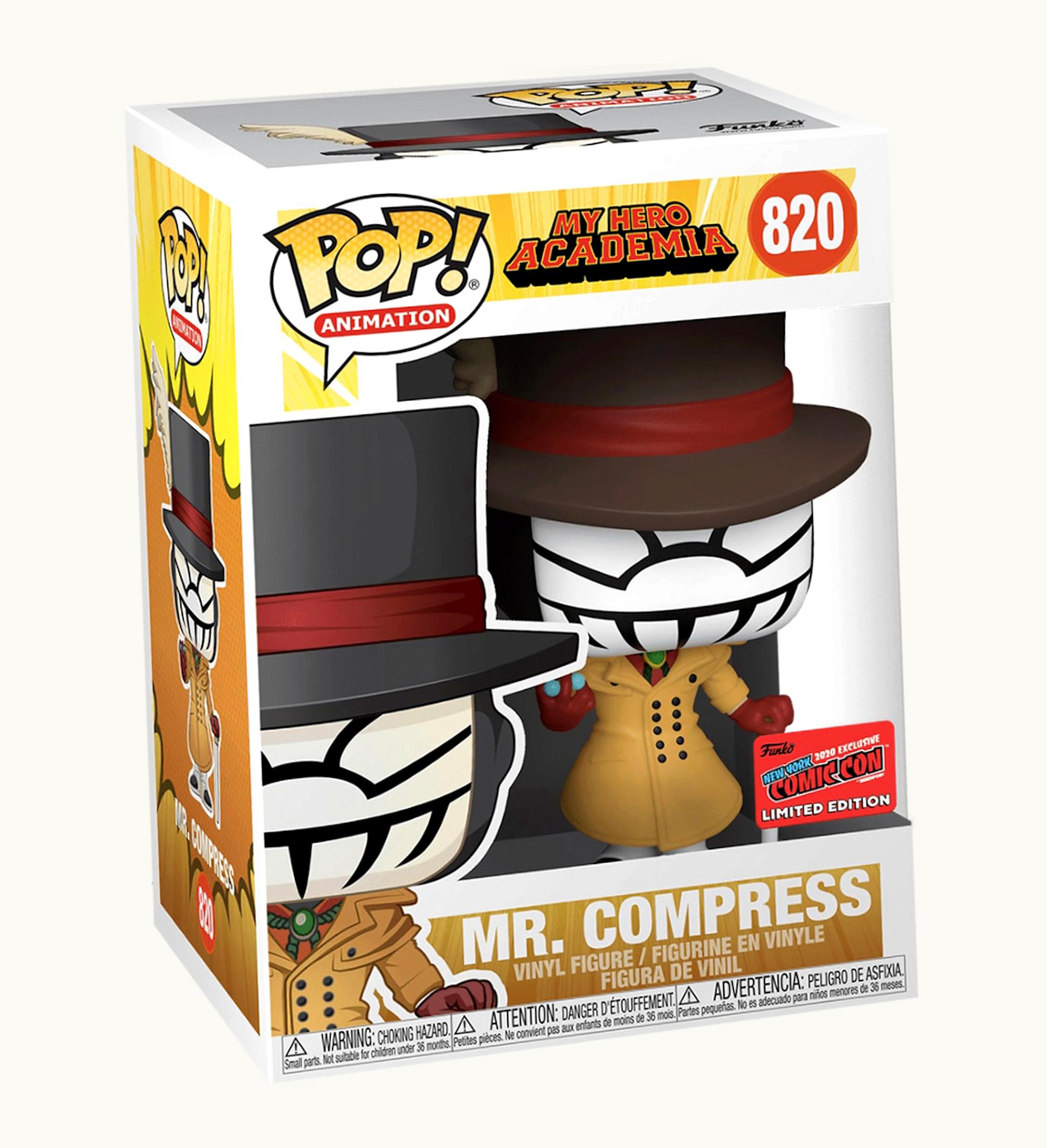 Funko Funko Pop Animation My Hero Academia Mrcompress Nycc Exclusive Figure 820