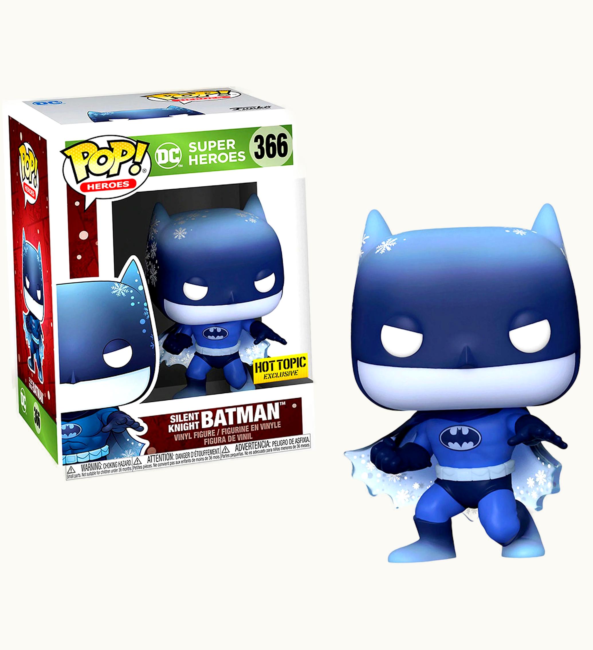 Funko Funko Pop Heroes DC Super Heroes Silent Knight Batman Holiday Hot Topic Exclusive Figure 366
