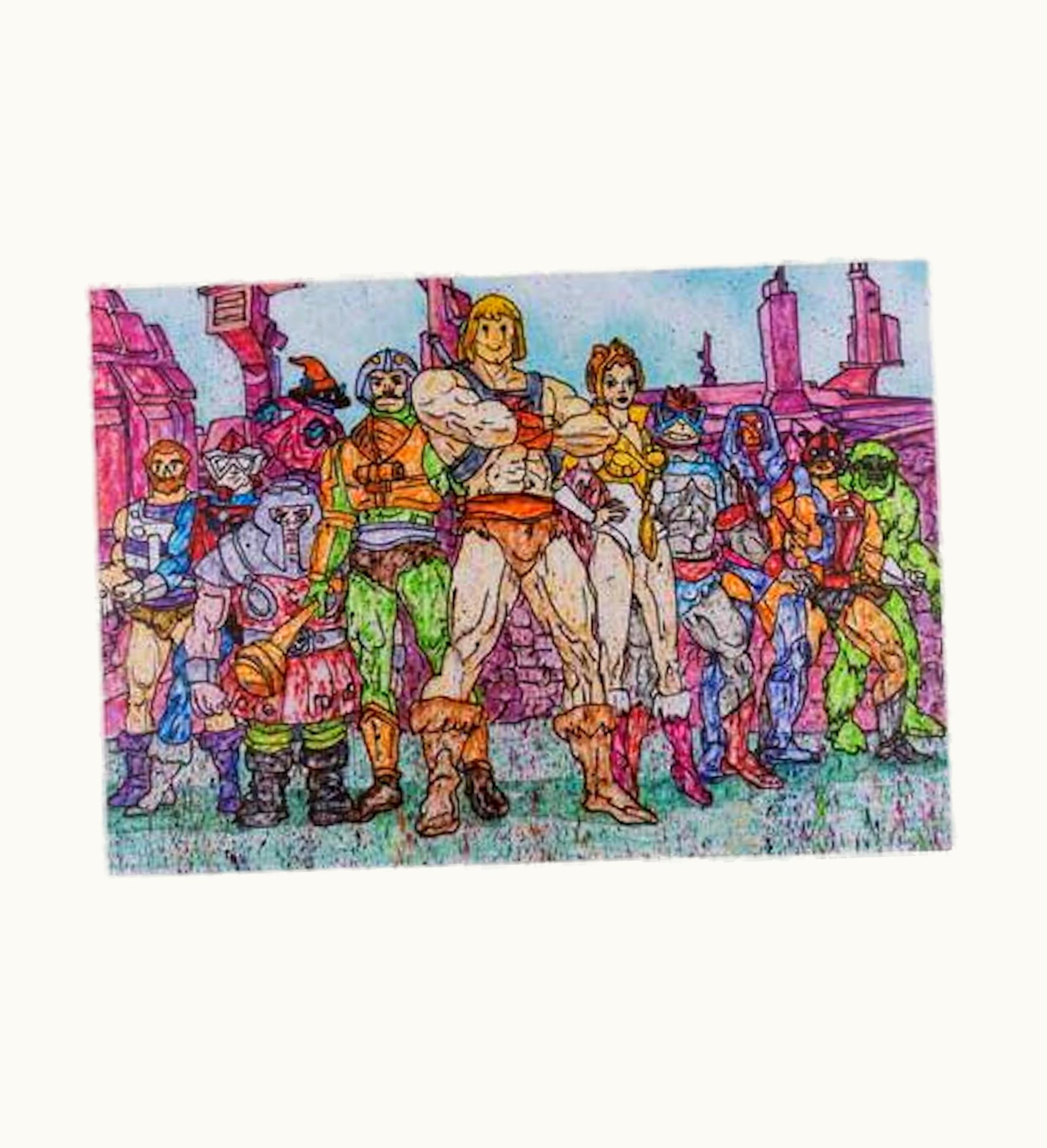 Madsaki X Masters Of The Universe Heroes Print Open Edition