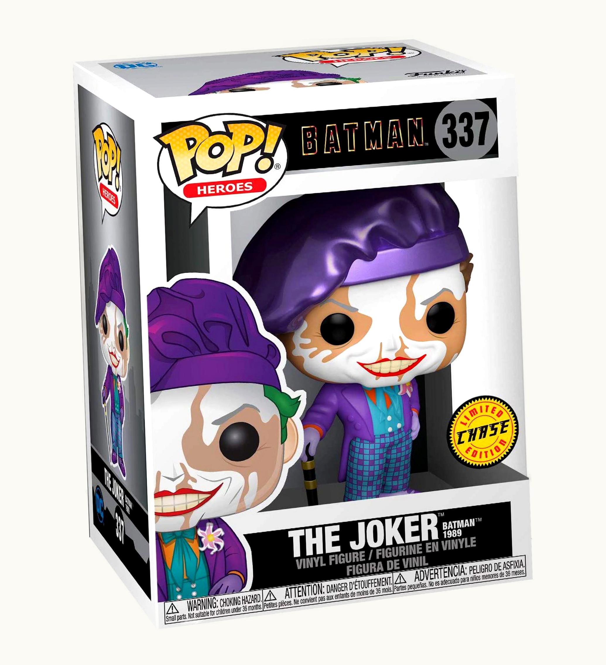 Funko Funko Pop Heroes Batman The Joker Batman 1989 Chase Edition Figure 337