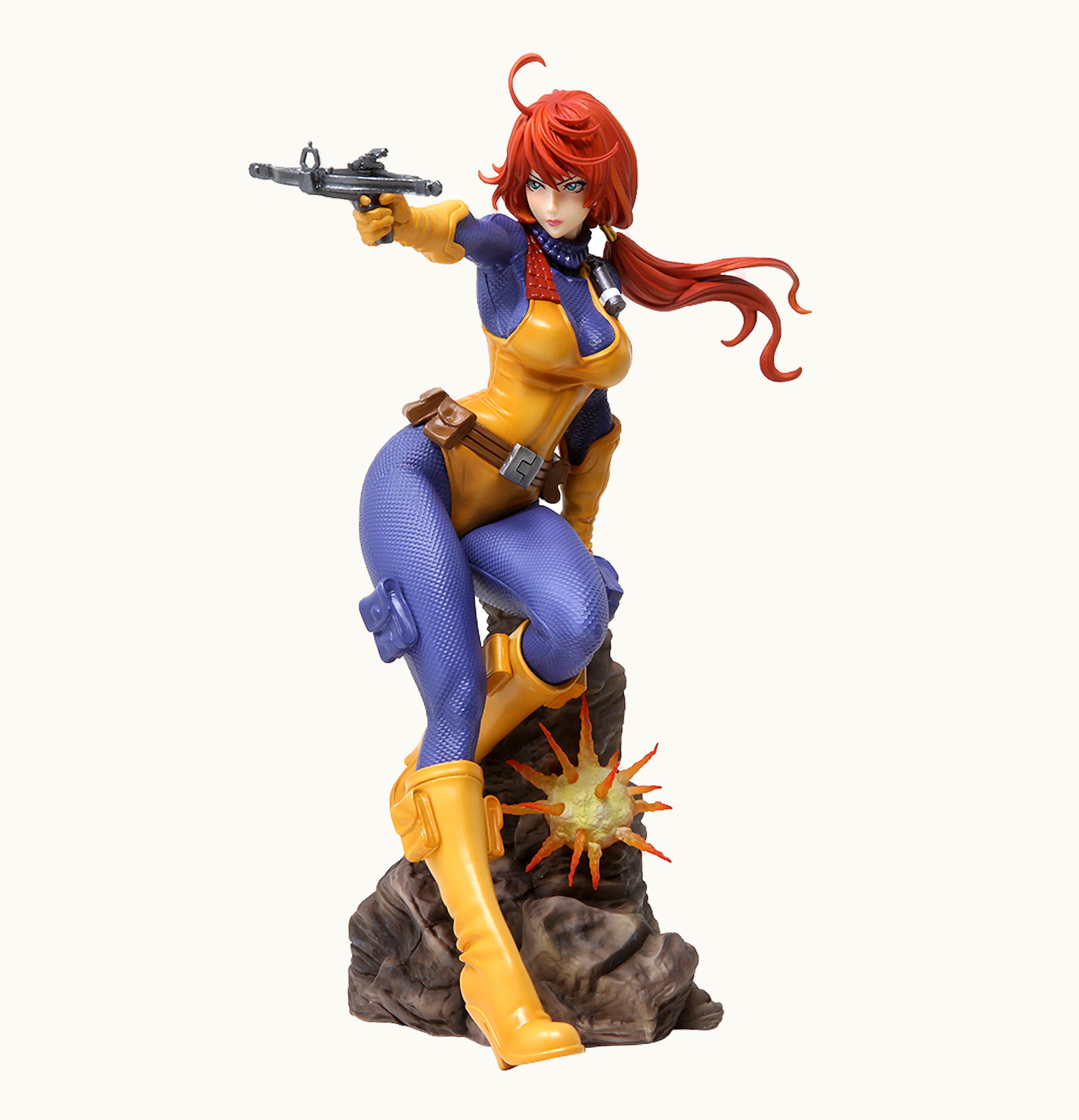 Kotobukiya Gi Joe A Real American Hero Scarlett Bishoujo Figure Purple