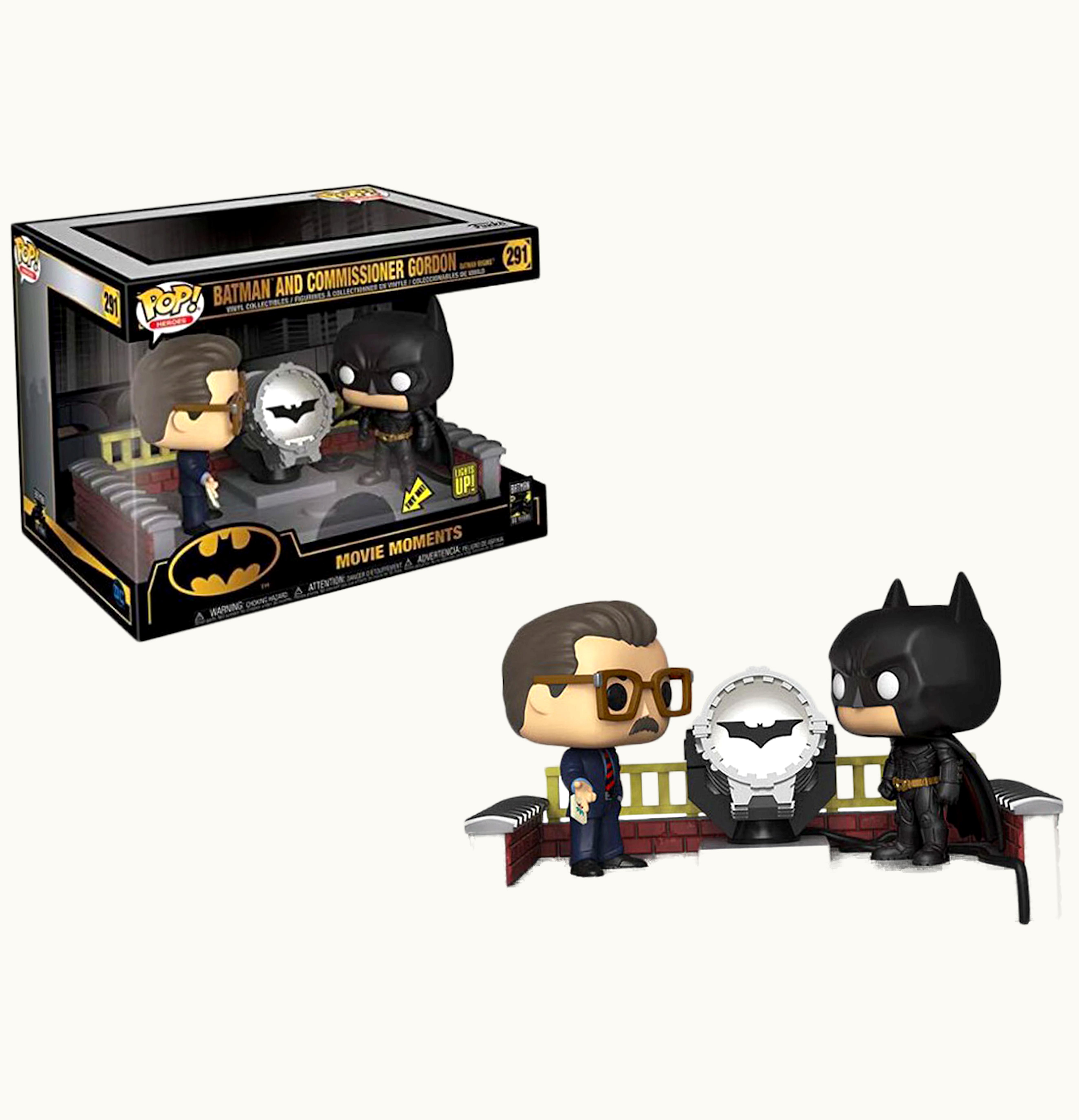 Funko Funko Pop Heroes Batman 80th Anniversary Batman Commissioner Gordon Movie Moments Figure 291