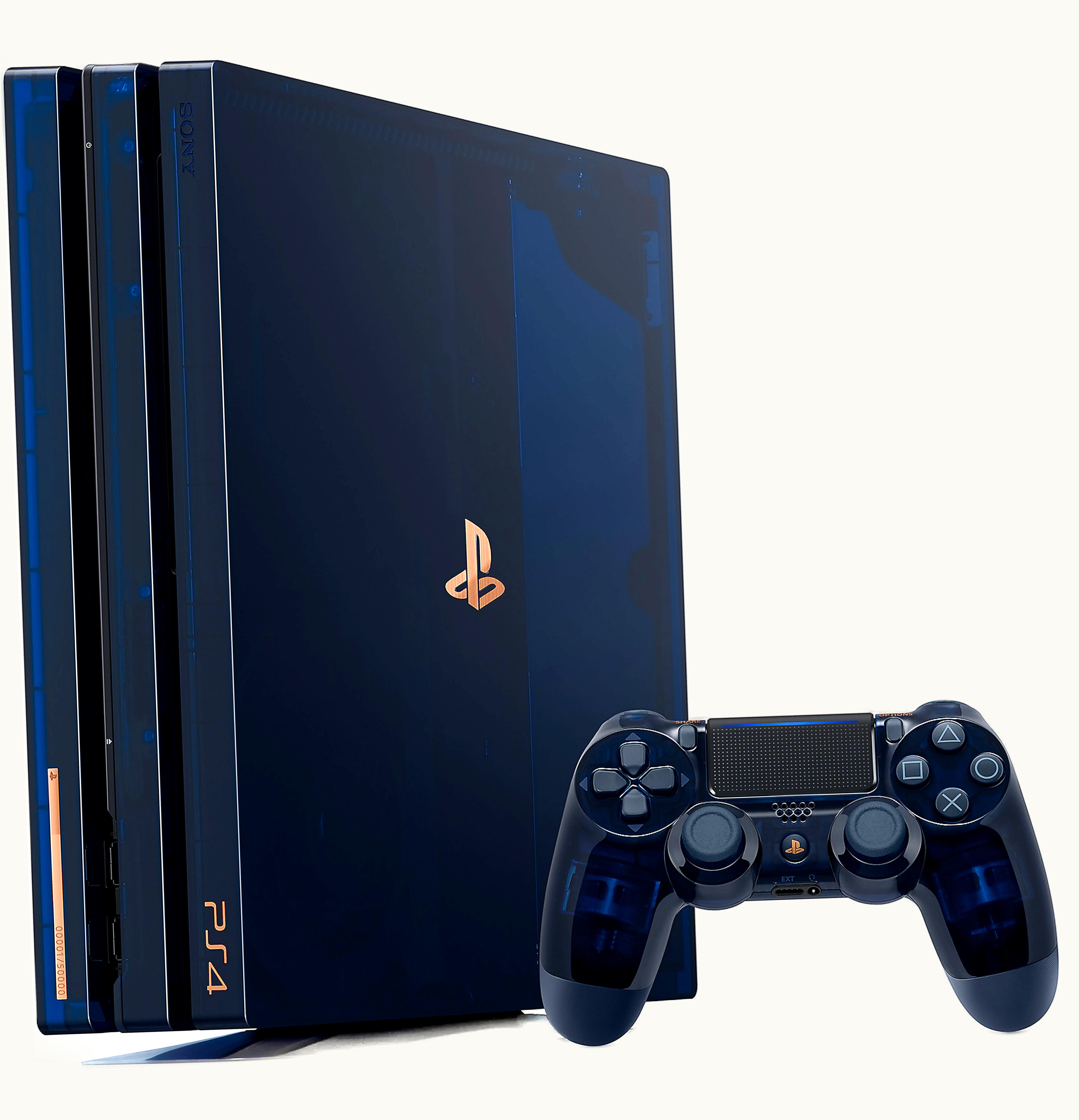 Sony Playstation 4 Ps4 Pro 500 Million Limited Edition Console Cuh 7100b Jp Plug