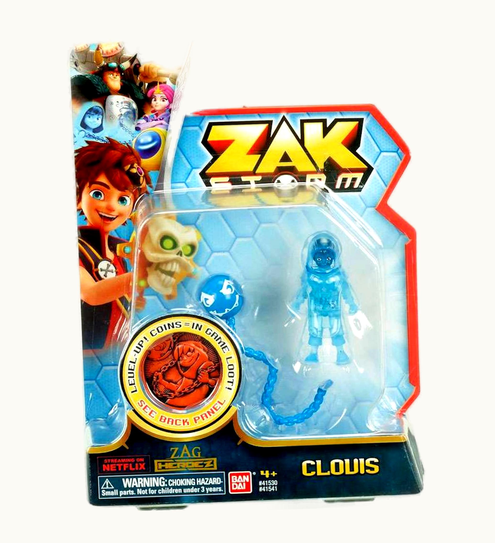 Bandai Bandai America Zag Heroez Zak Storm Clovis Action Figure
