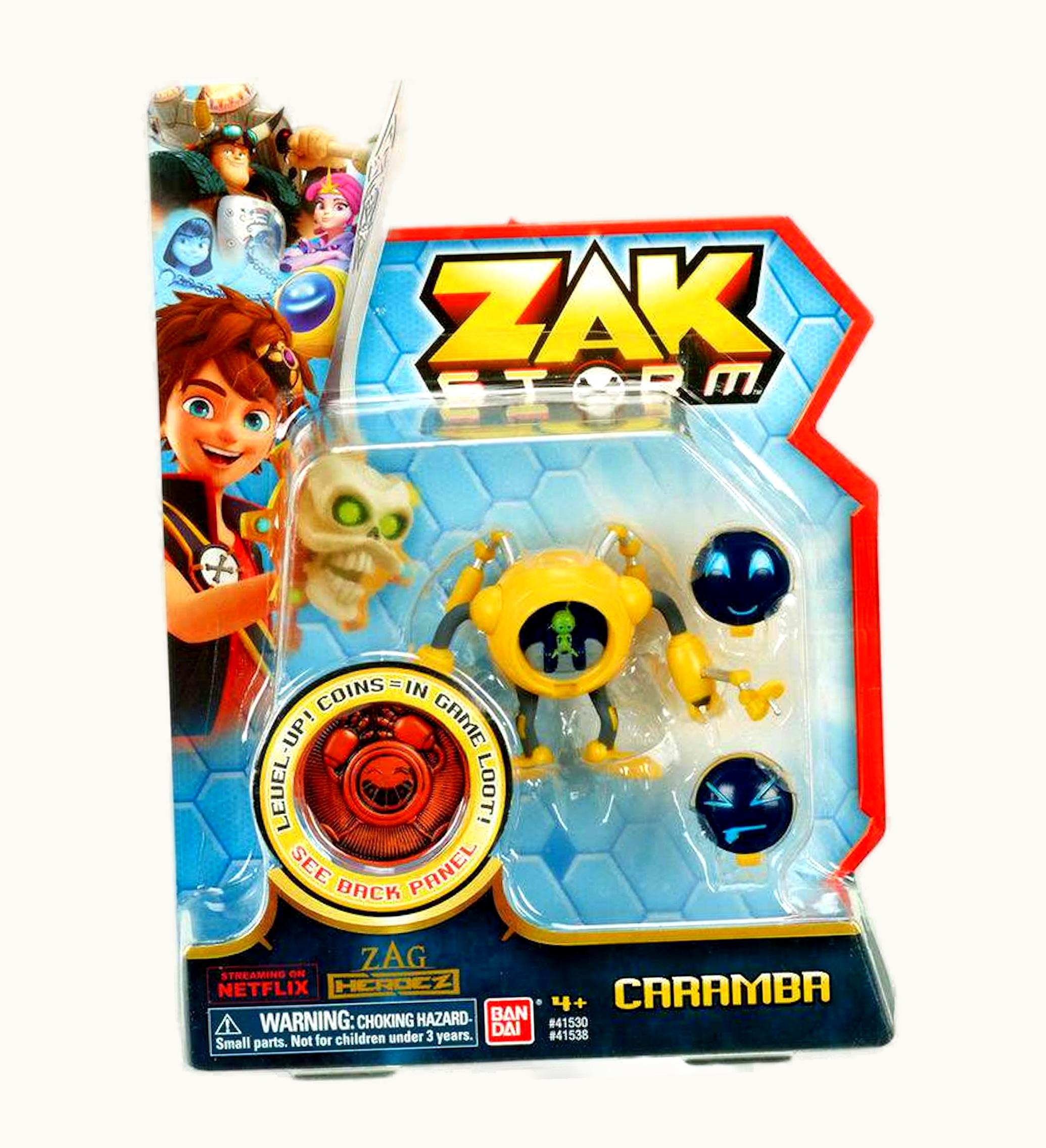 Bandai Bandai America Zag Heroez Zak Storm Caramba Action Figure