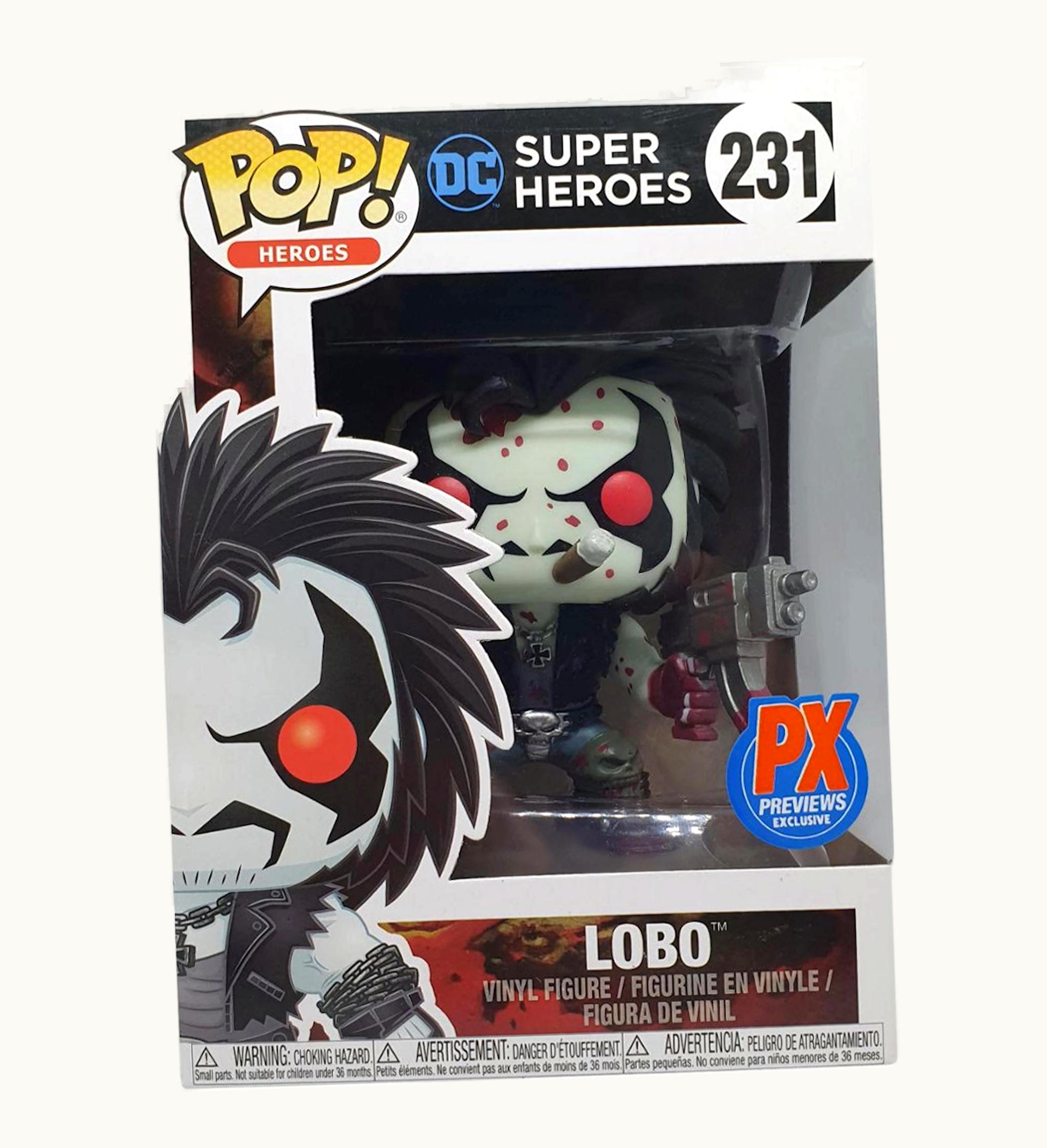 Funko Funko Pop Heroes DC Super Heroes Lobo Px Previews Exclusive Figure 231
