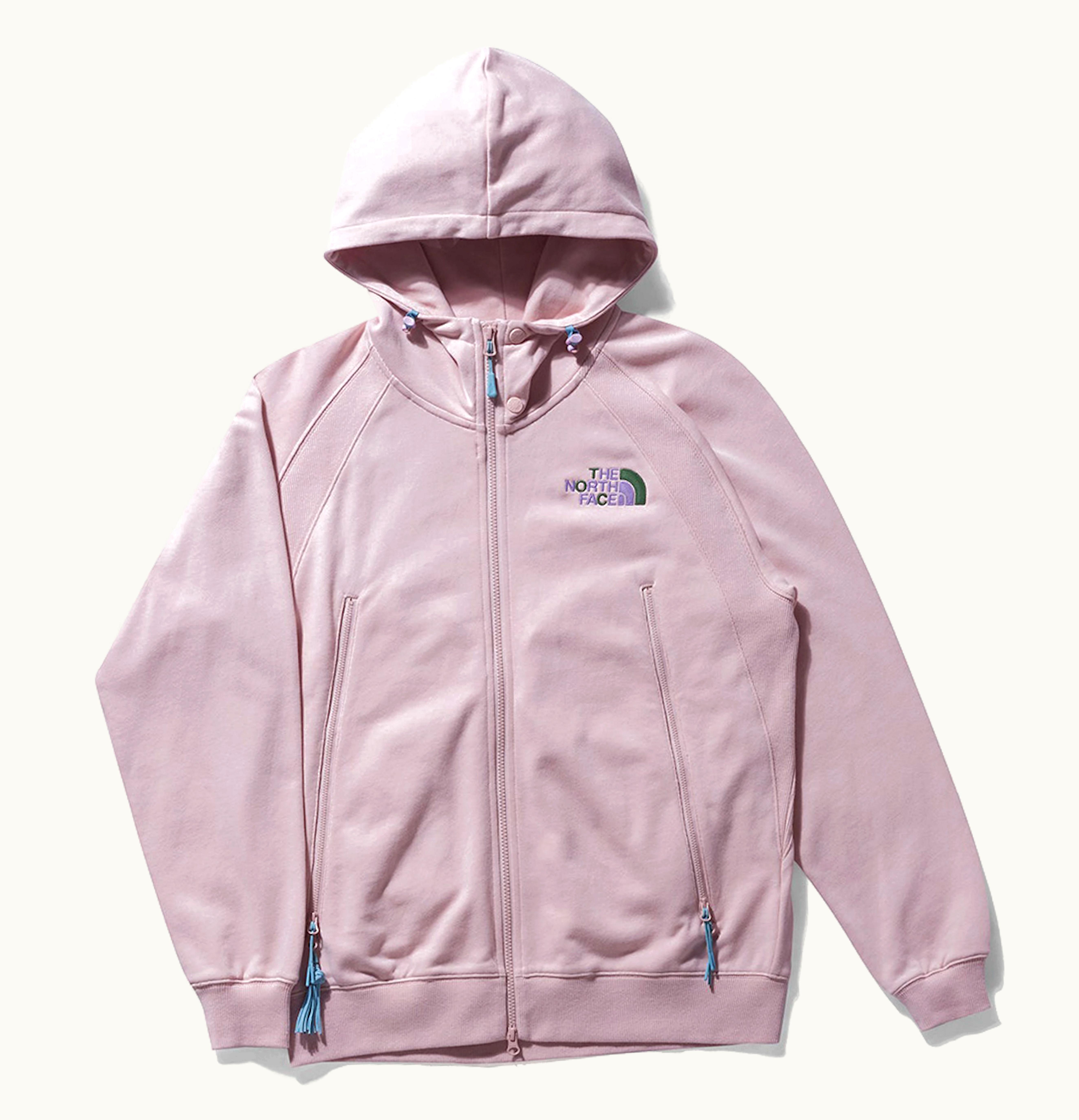 The North Face X Clot Full Zip Hoodie Pink