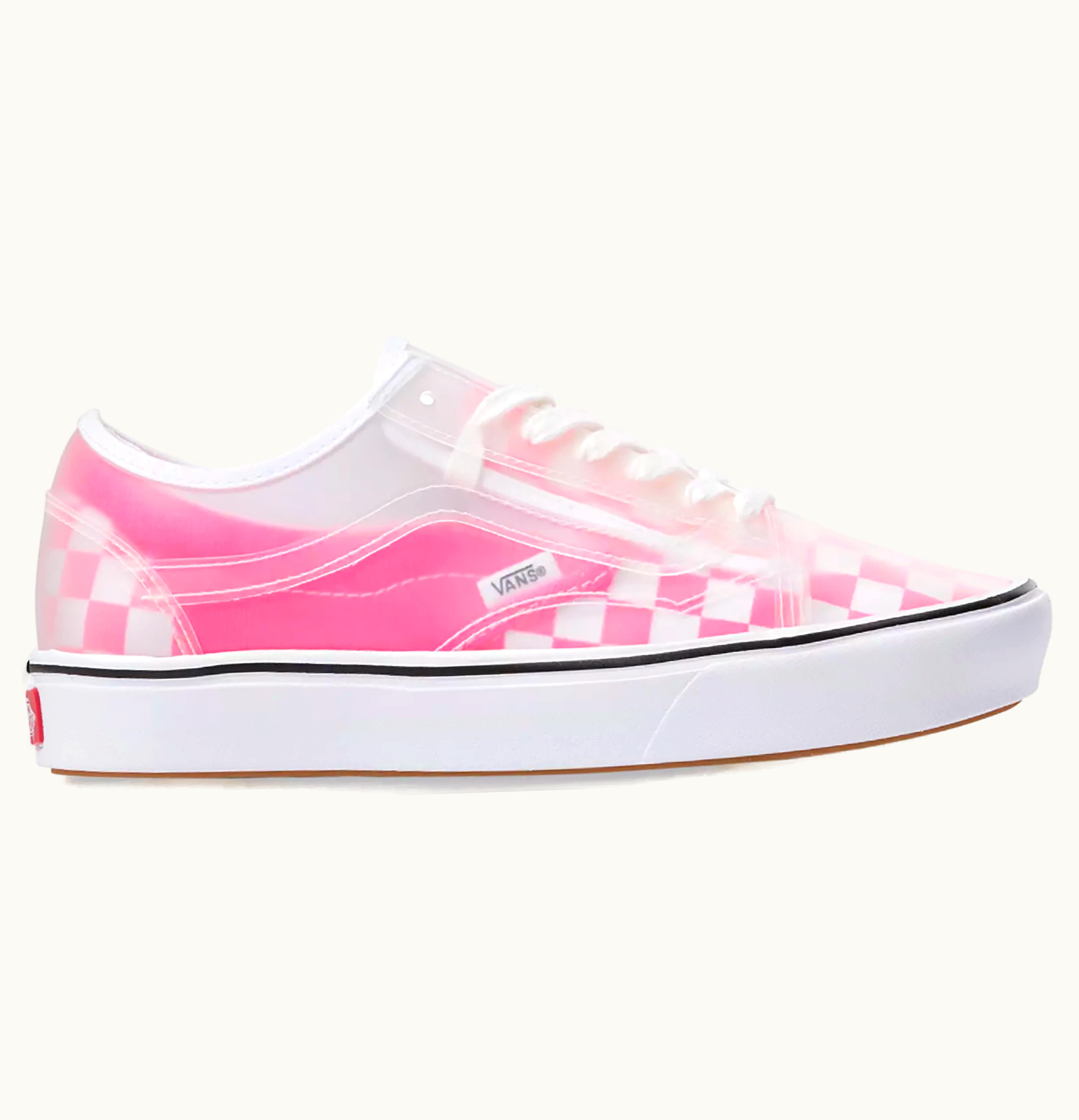 Vans Vans Comfycush Slip Skool Checkerboard Knockout Pink