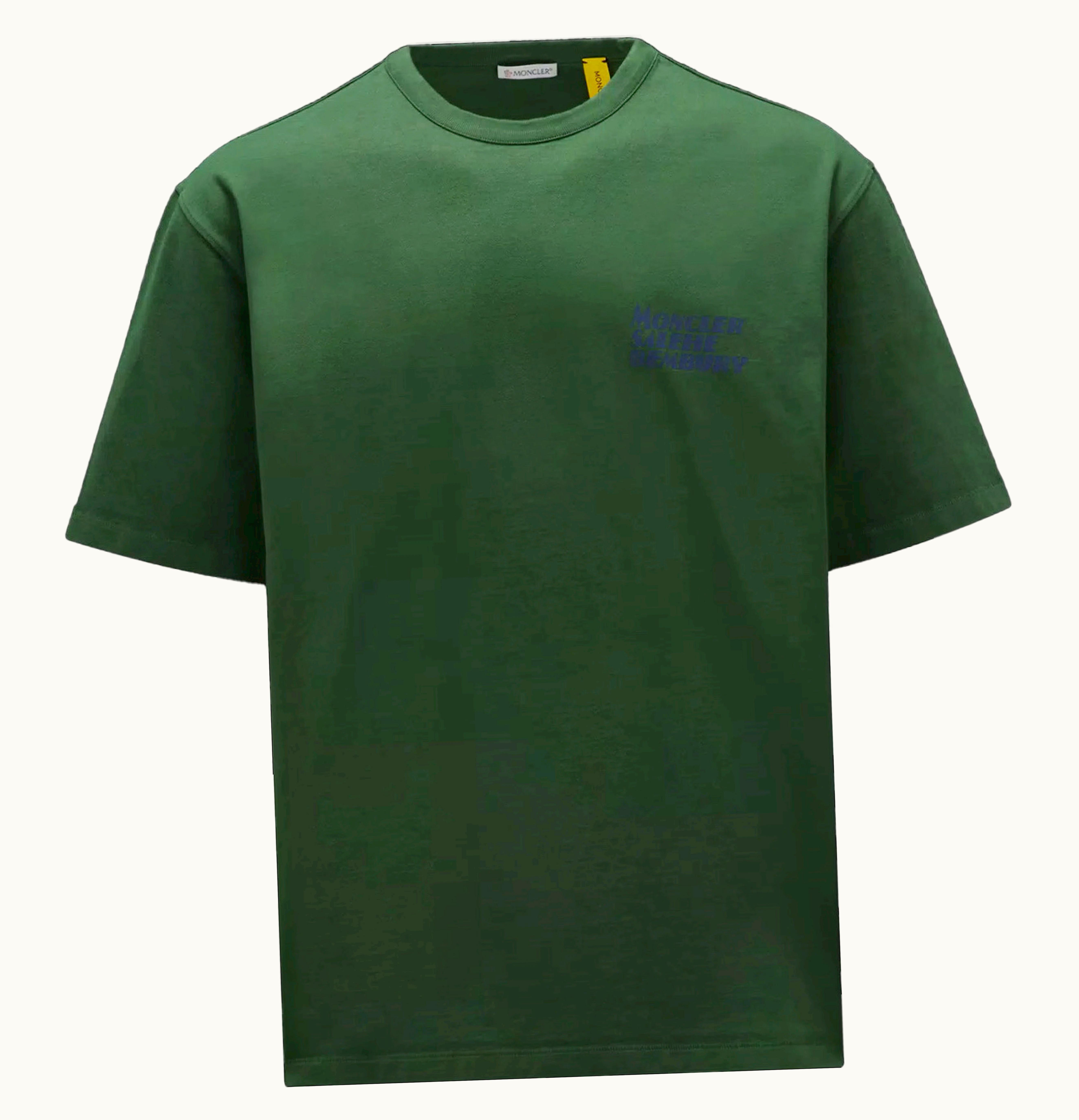 Moncler X Salahe Bembury Logo T Shirt Dark Green