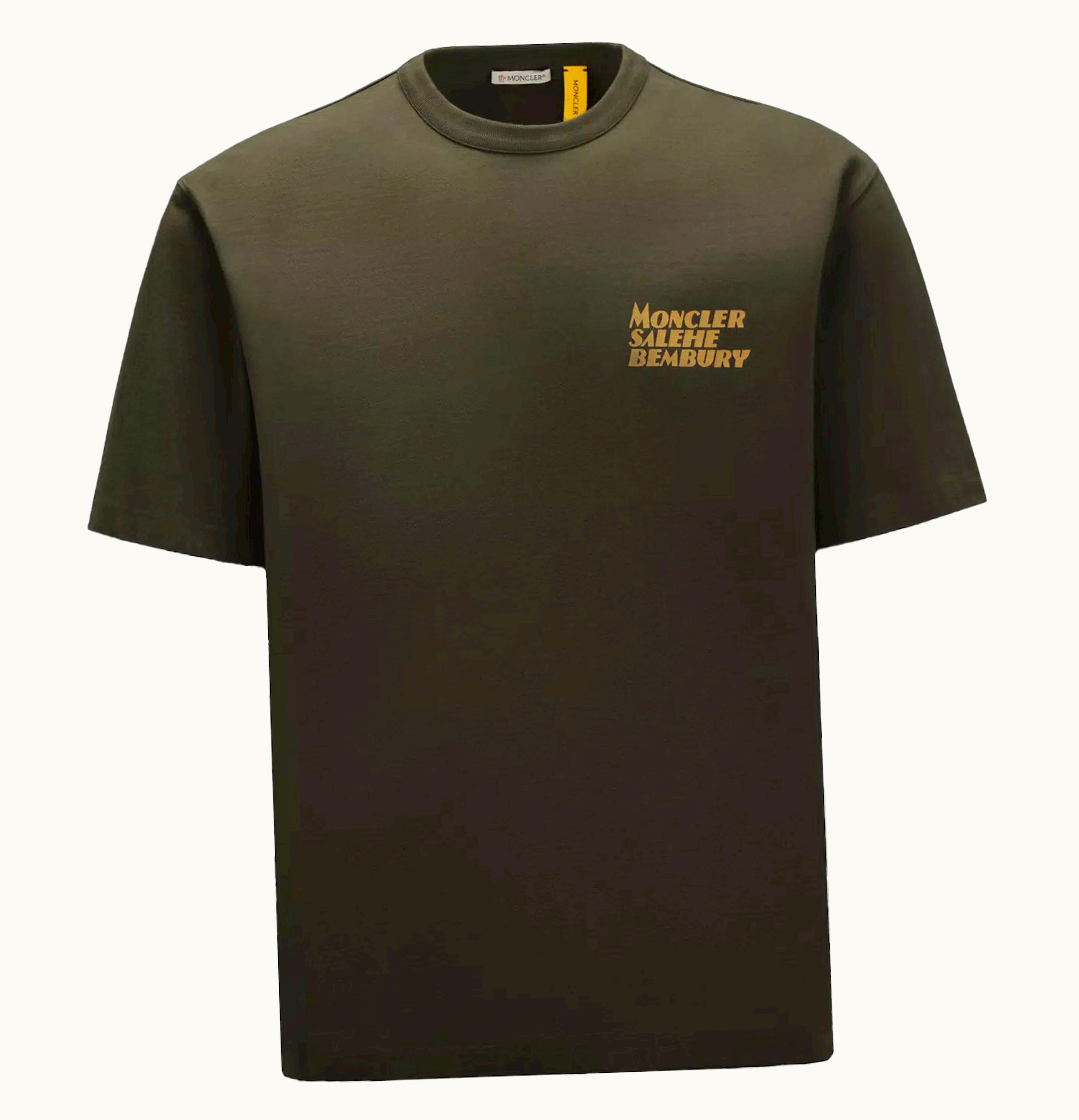 Moncler X Salahe Bembury Logo T Shirt Olive Green