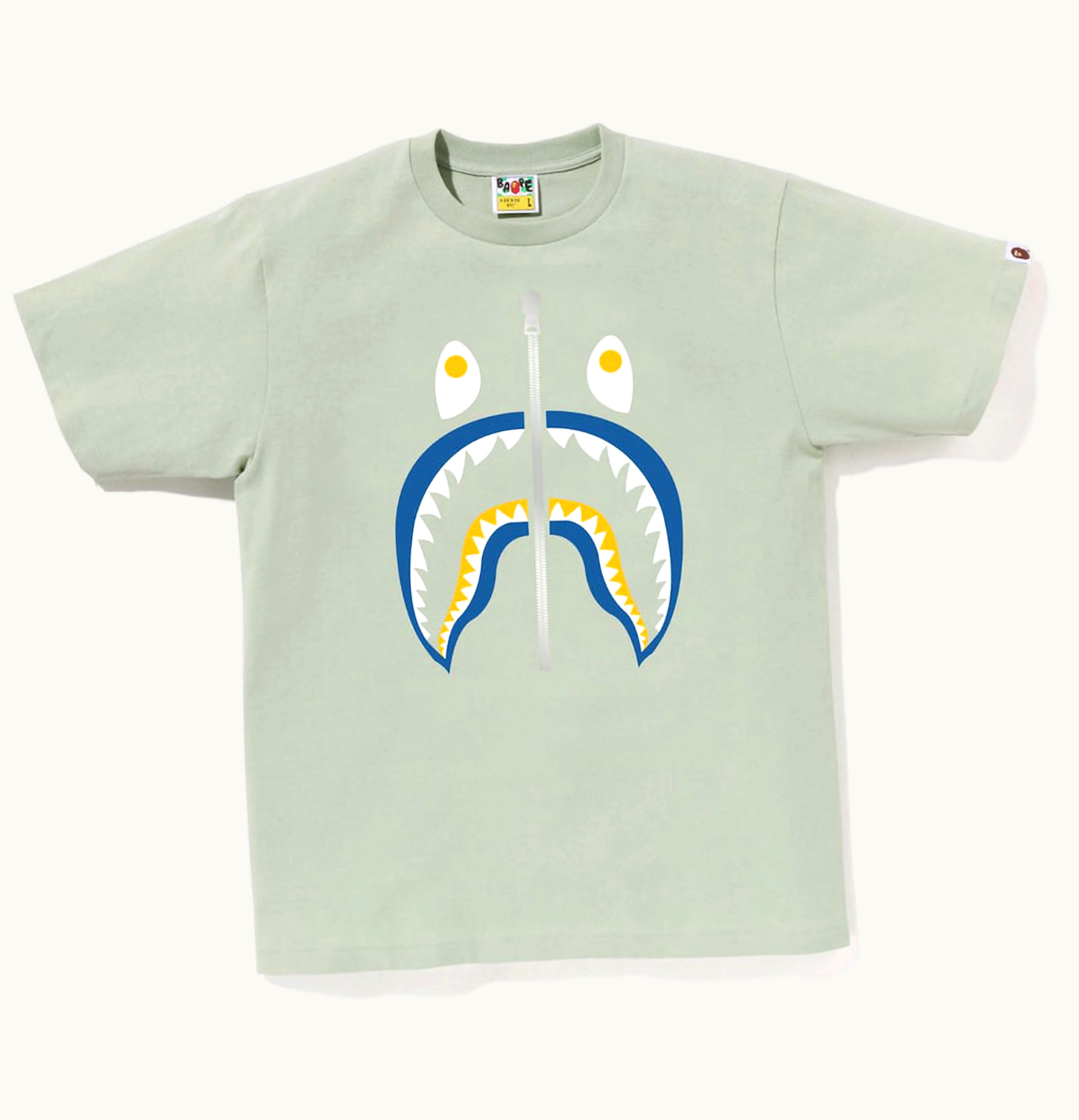 BAPE BAPE Colors Shark Tee SS23 Green