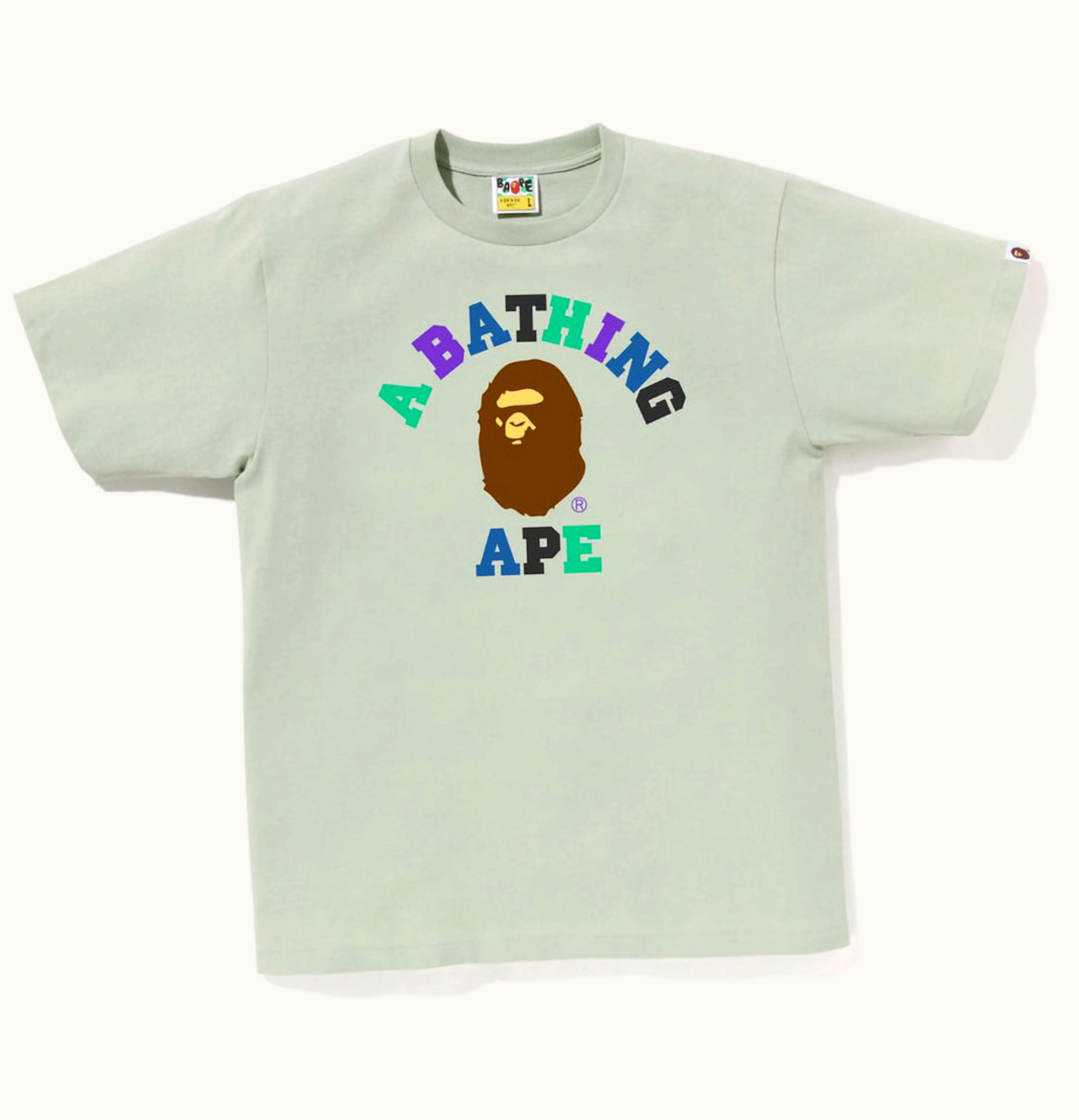 BAPE BAPE Colors College Tee SS23 Green