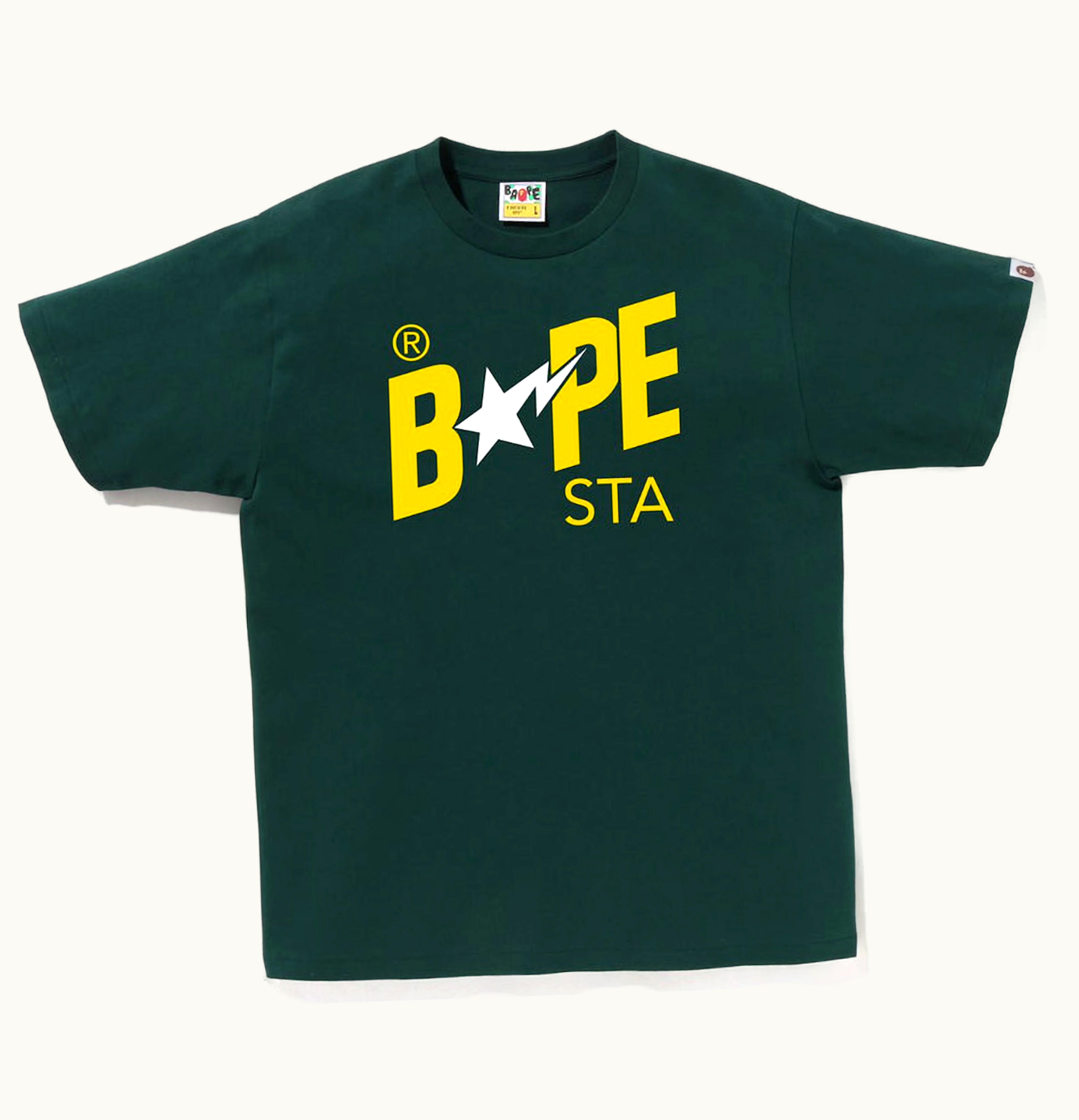 BAPE BAPE Colors Bape Sta Logo Tee SS23 Green