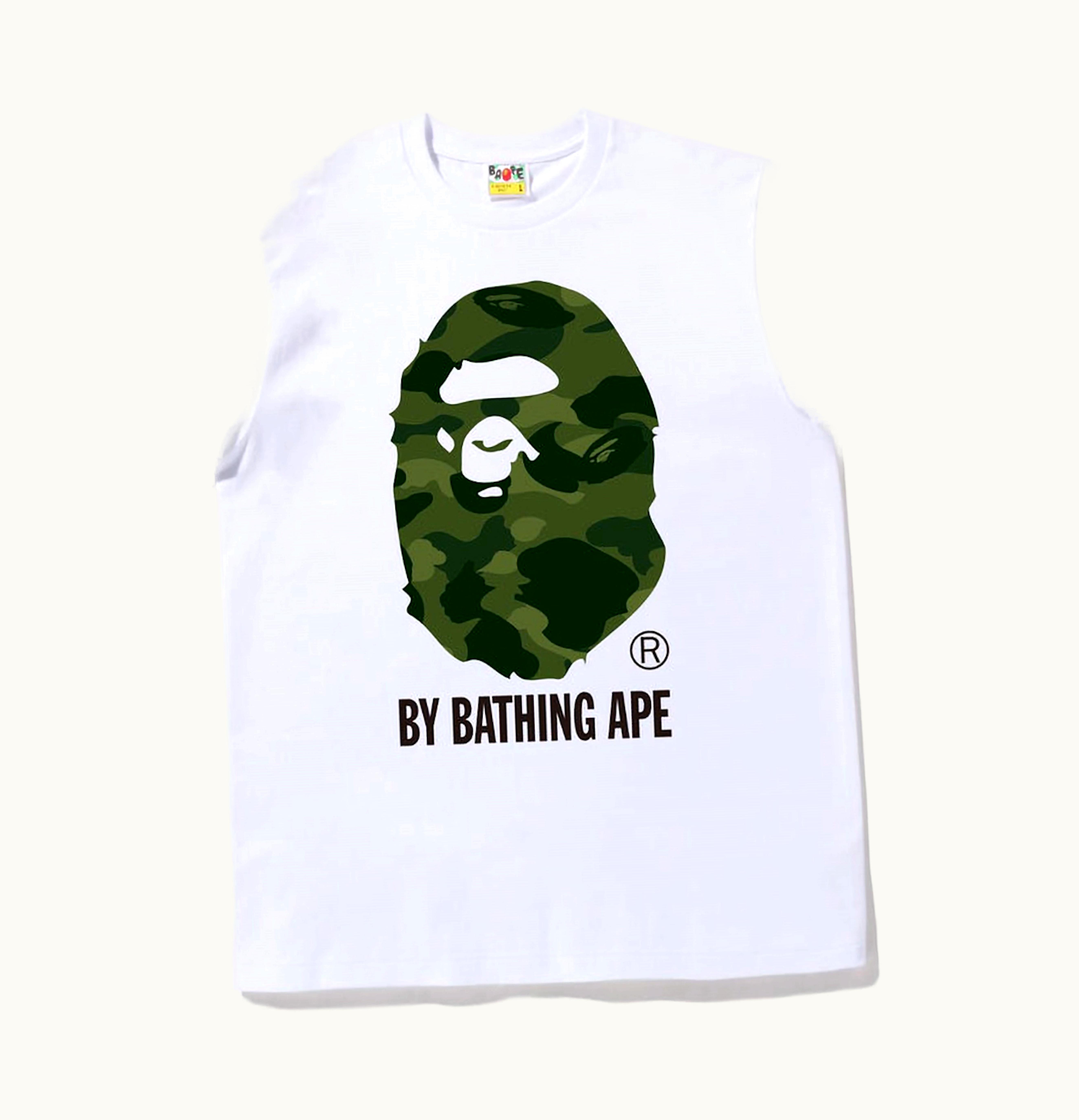 BAPE BAPE Color Camo By Bathing Ape Tee FW22 White Green