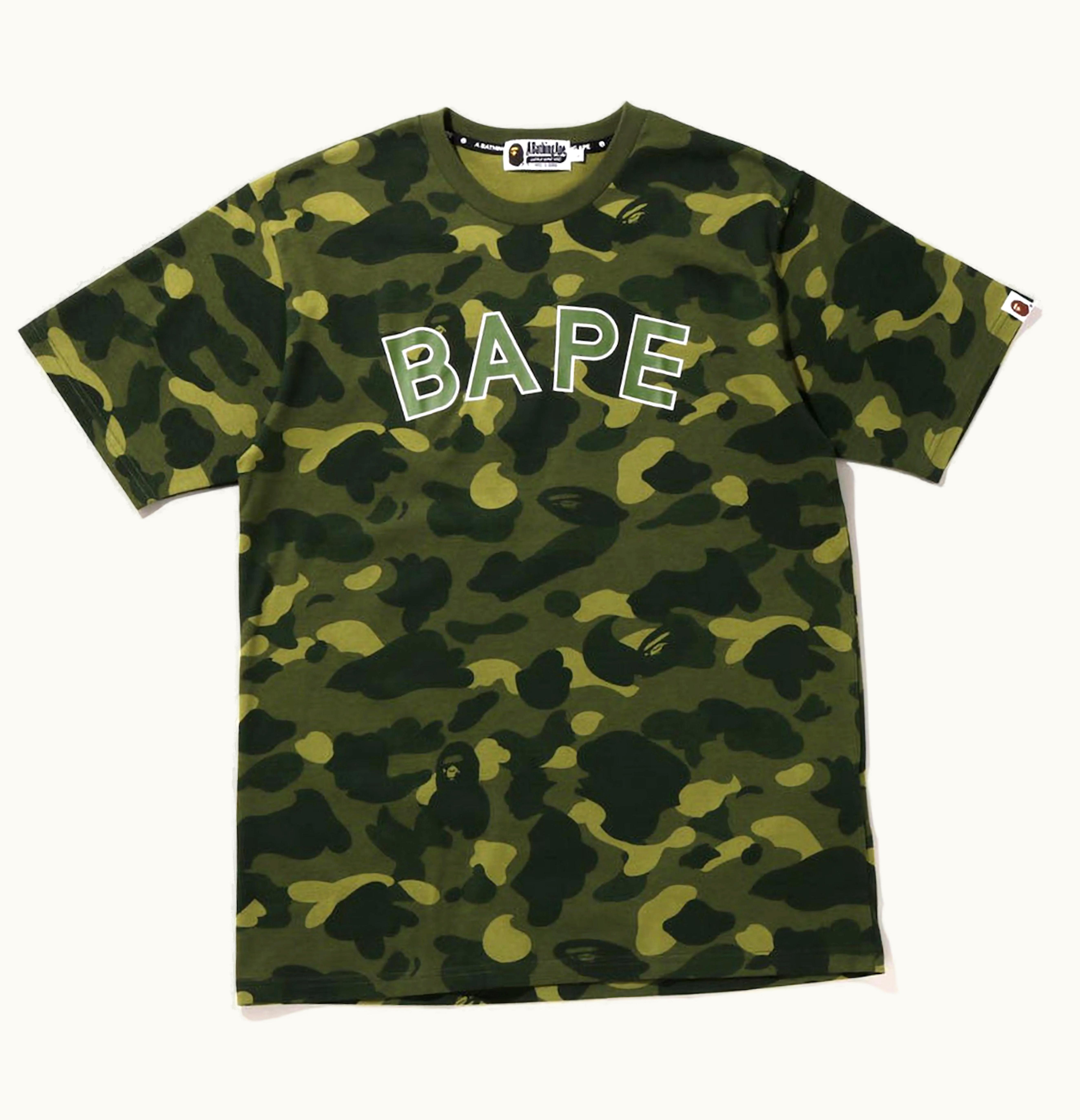 BAPE BAPE Color Camo BAPE Tee FW22 Green