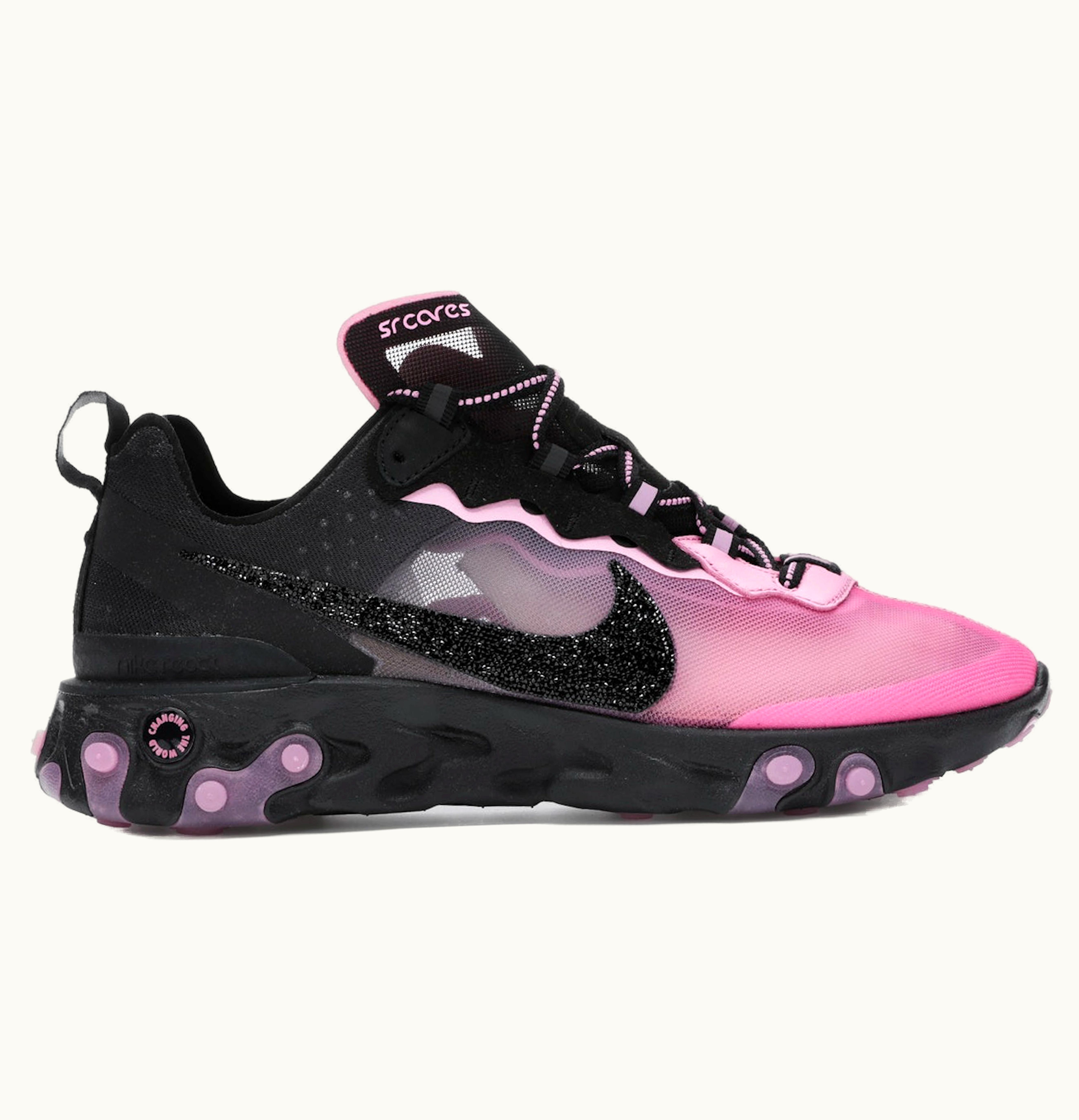 Nike Nike React Element 87 Sneakerroom Breast Cancer Awareness Swarovski