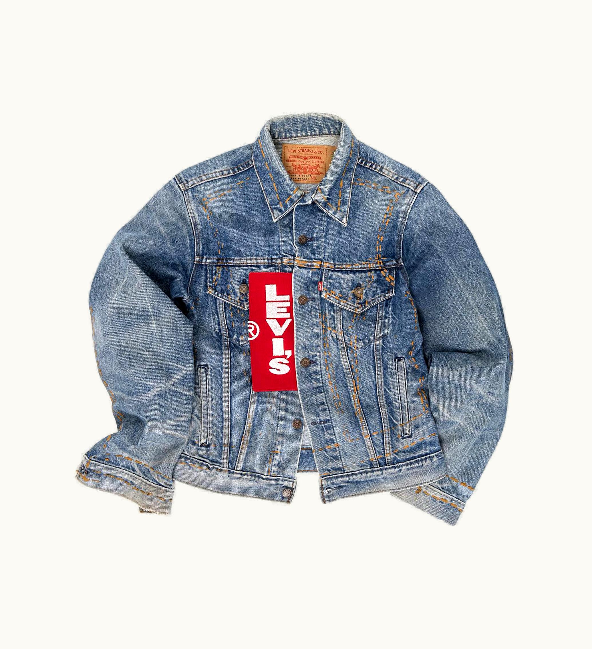 Denim Tears X Cactus Plant Flea Market X Levis Complexcon Denim Jacket Blue