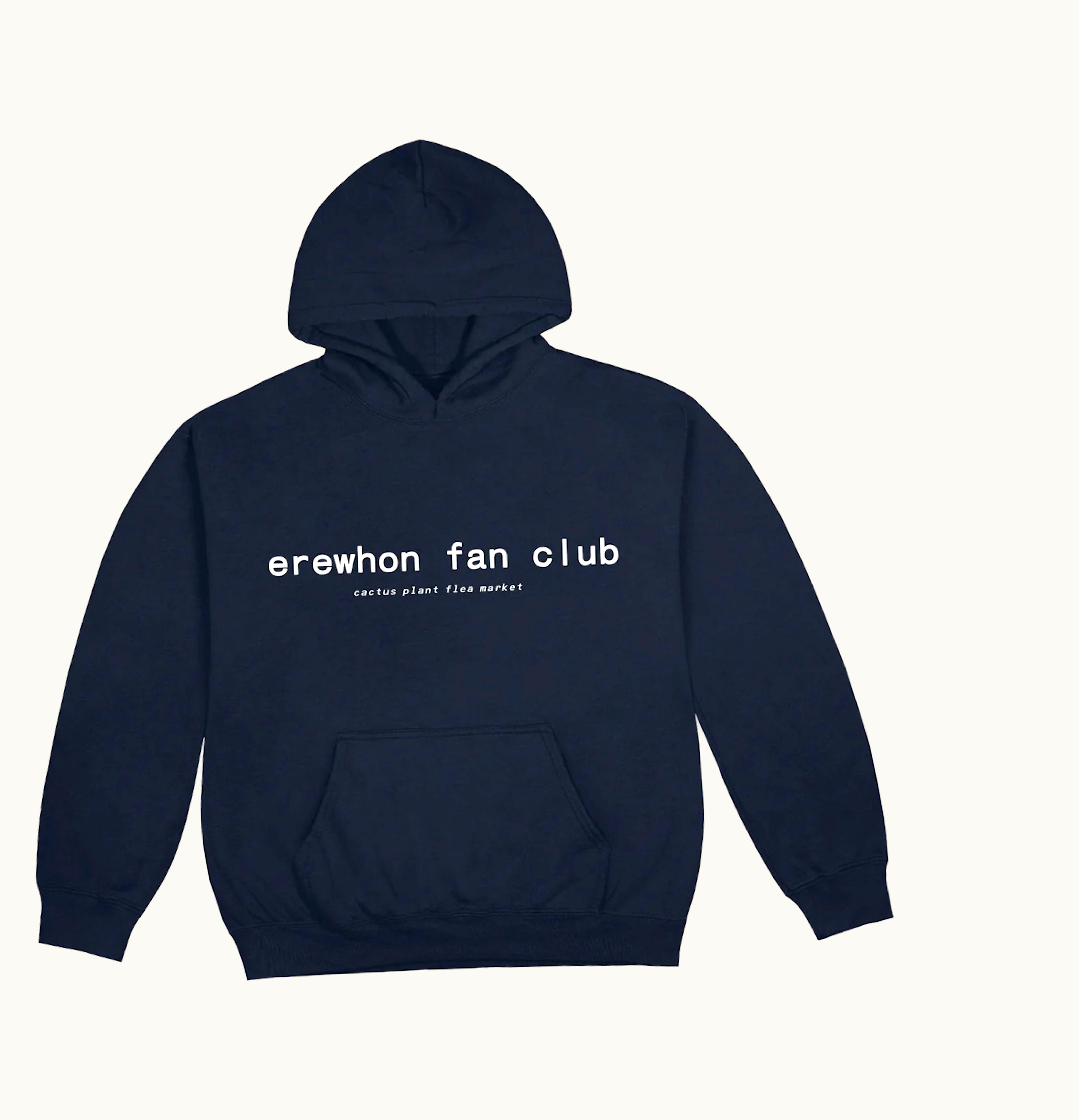 Cactus Plant Flea Market Erewhon Fan Club Hoodie Navy