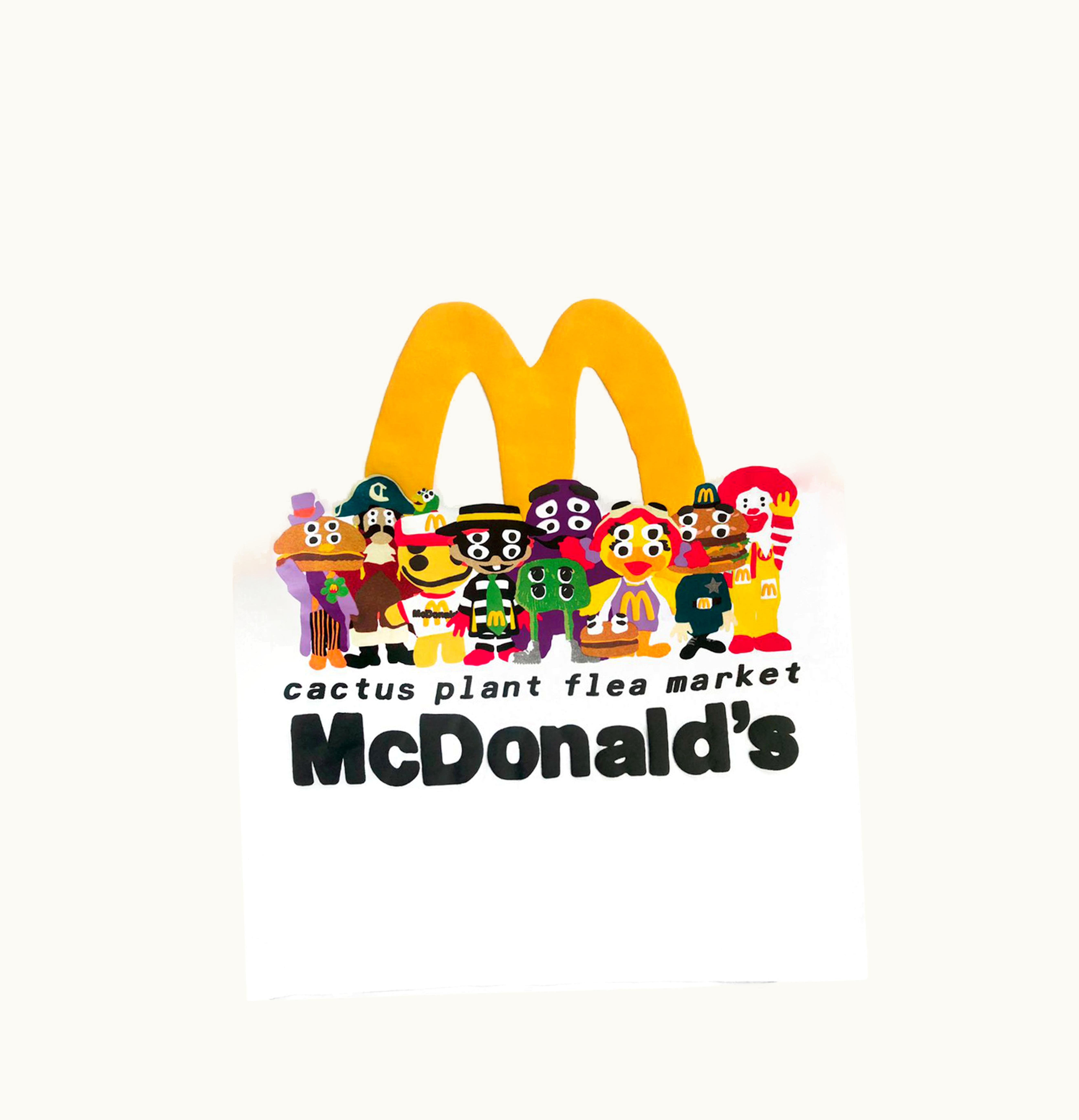 Cactus Plant Flea Market X McDonalds Cactus Buddy And Friends Tee FF White