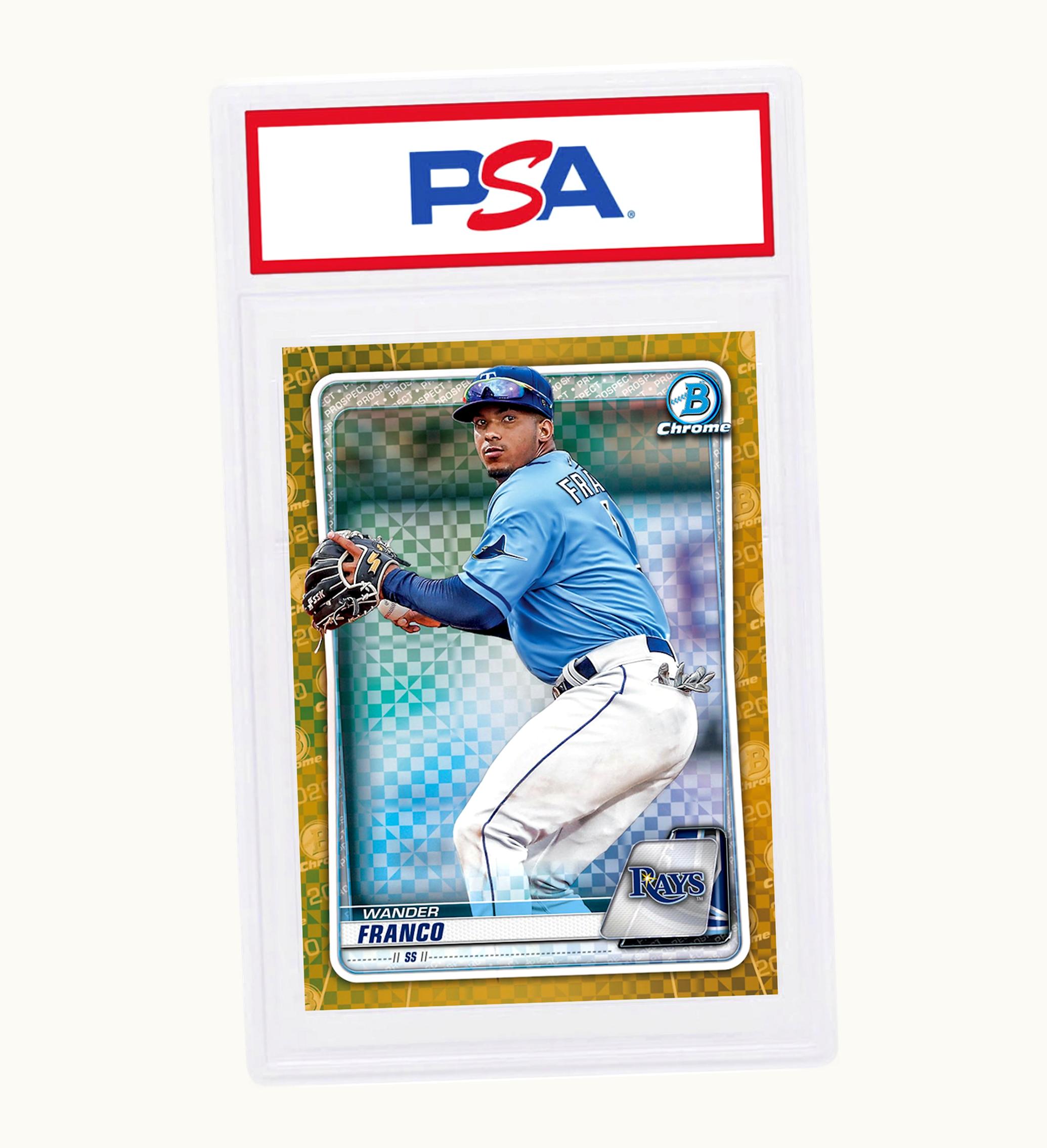 Wander Franco 2020 Bowman Chrome X Gold X Fractor 3 Bcp 163