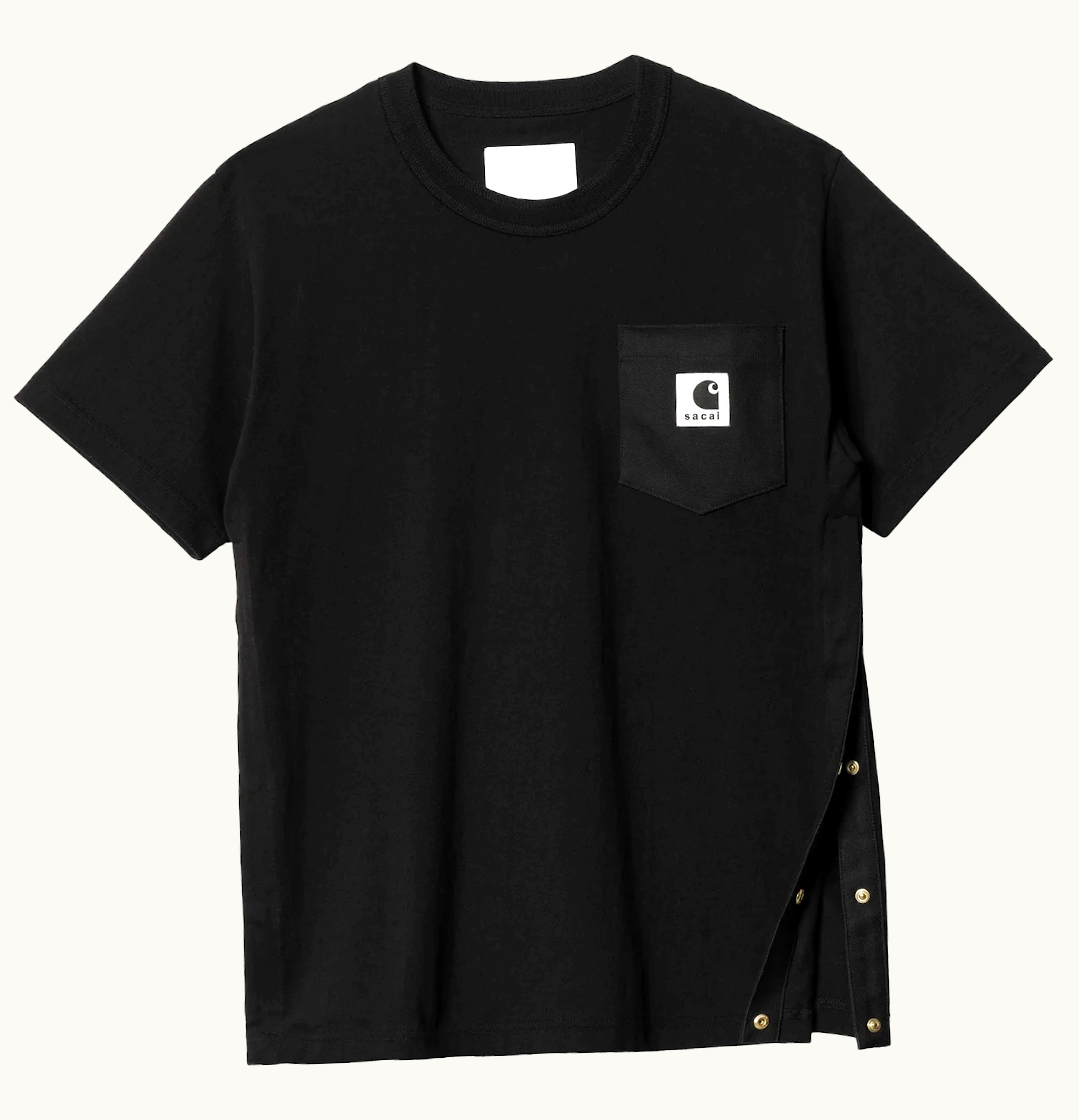 Sacai Sacai X Carhartt WIP T Shirt Black