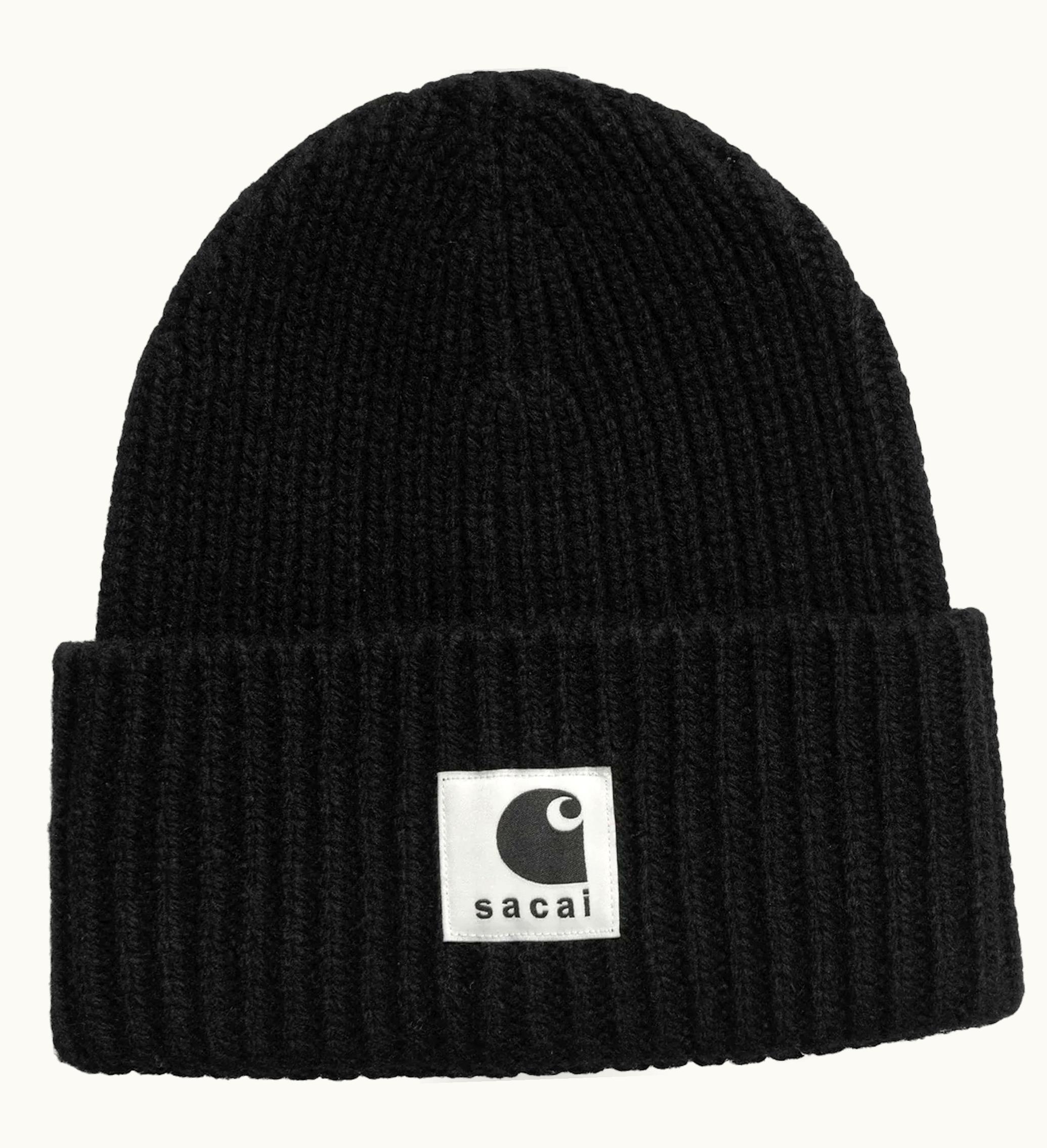 Sacai Sacai X Carhartt WIP Beanie Black