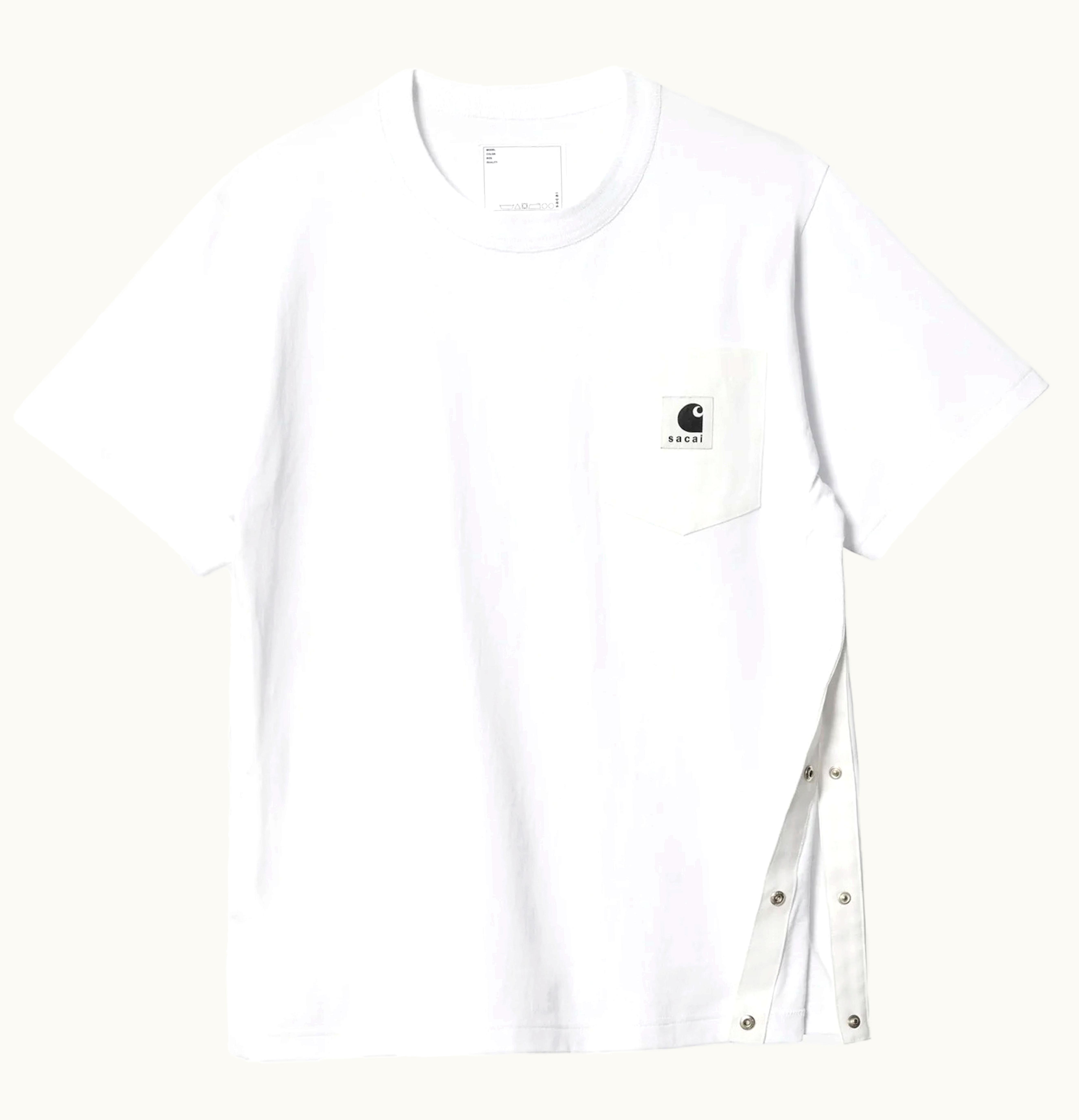 Sacai Sacai X Carhartt WIP T Shirt White