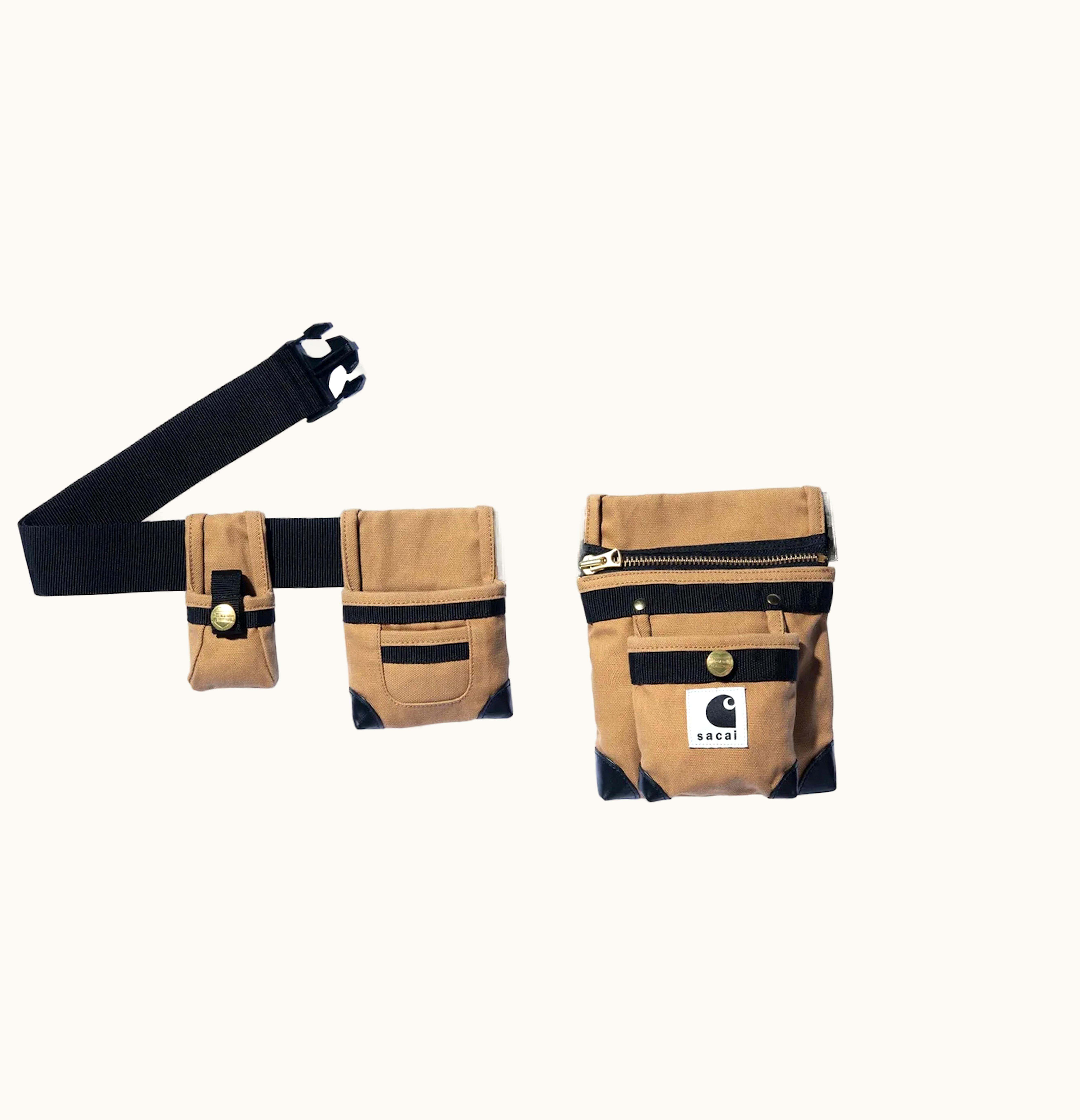 Sacai Sacai X Carhartt WIP Pocket Bag Beige