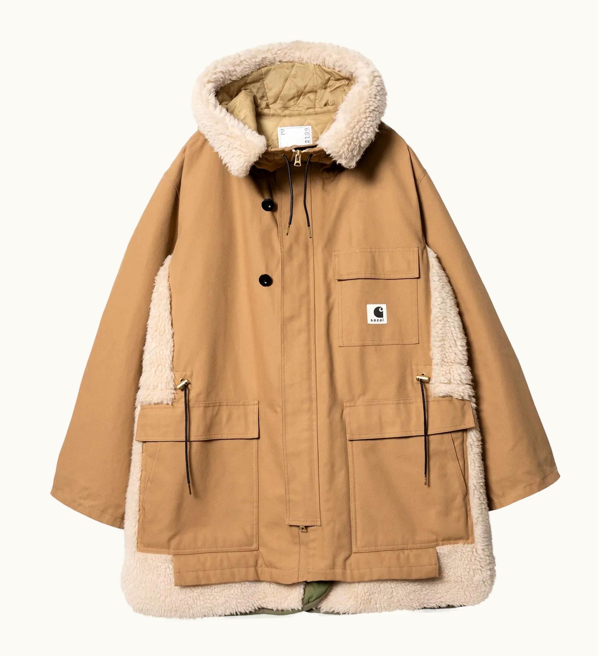 Sacai Sacai X Carhartt WIP Canvas Siberian Parka Beige