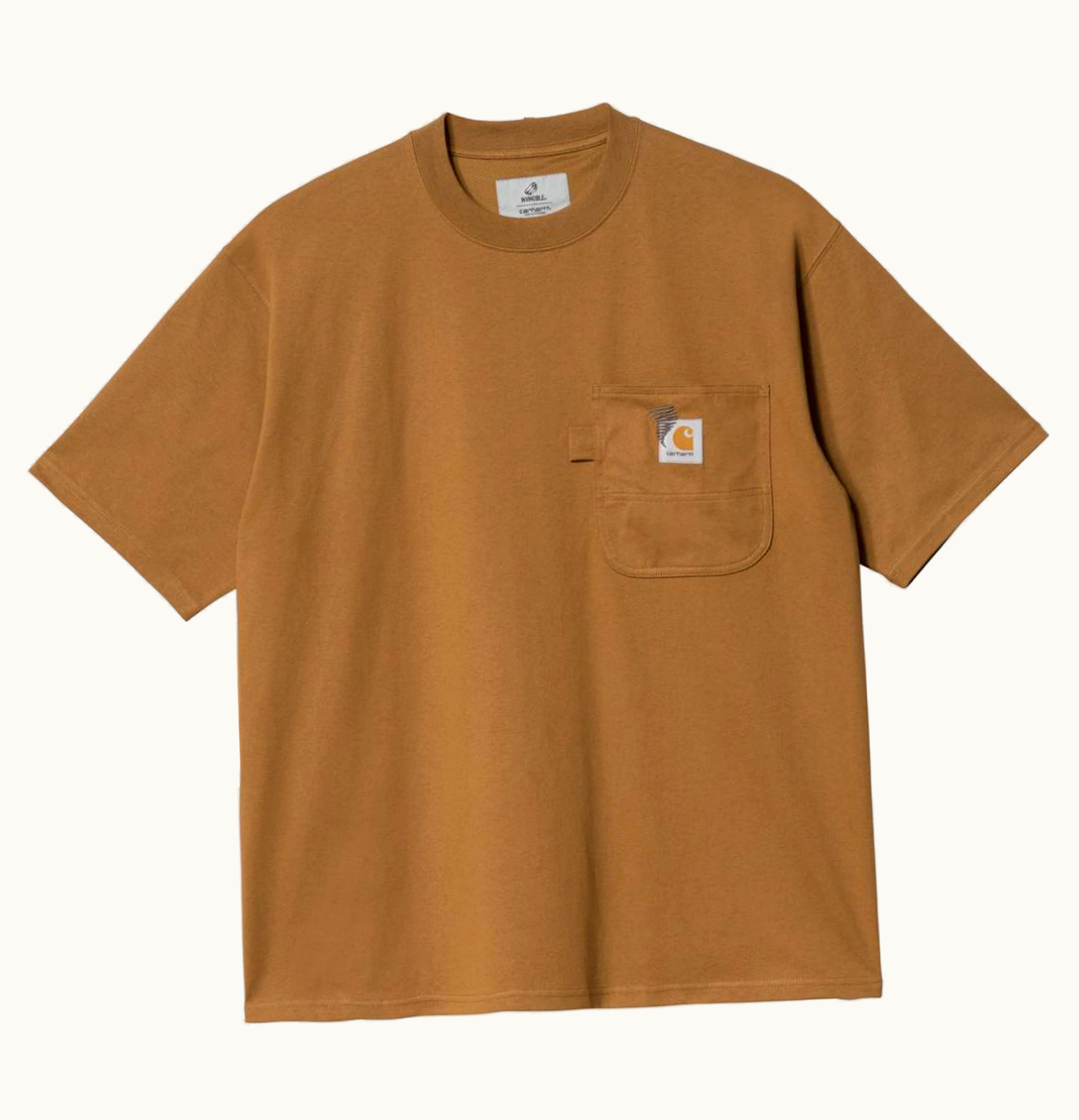 Carhartt Carhartt WIP X Invincible S S Pocket T Shirt Hamilton Brown