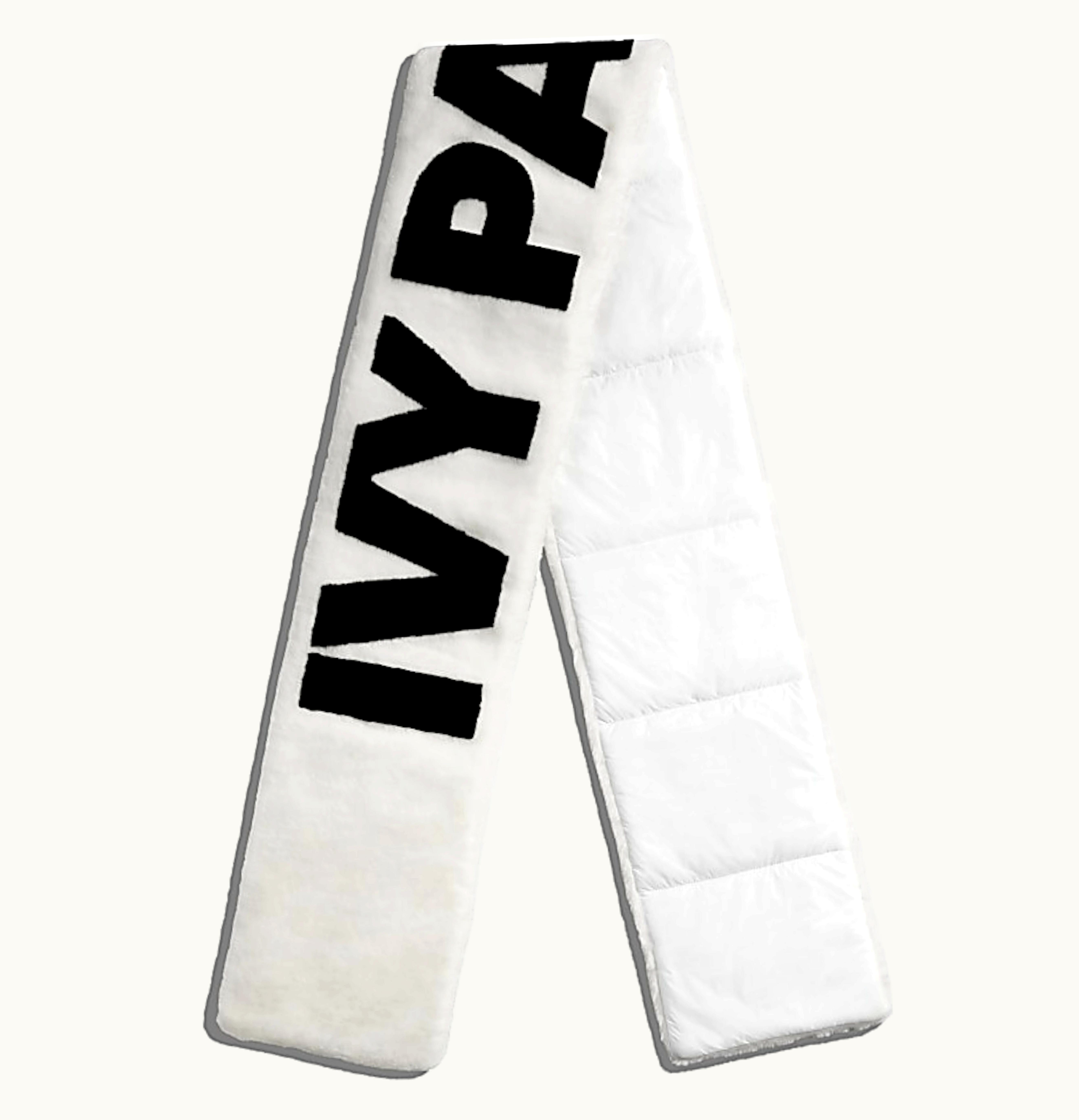 Adidas adidas Ivy Park Faux Fur Scarf White Black