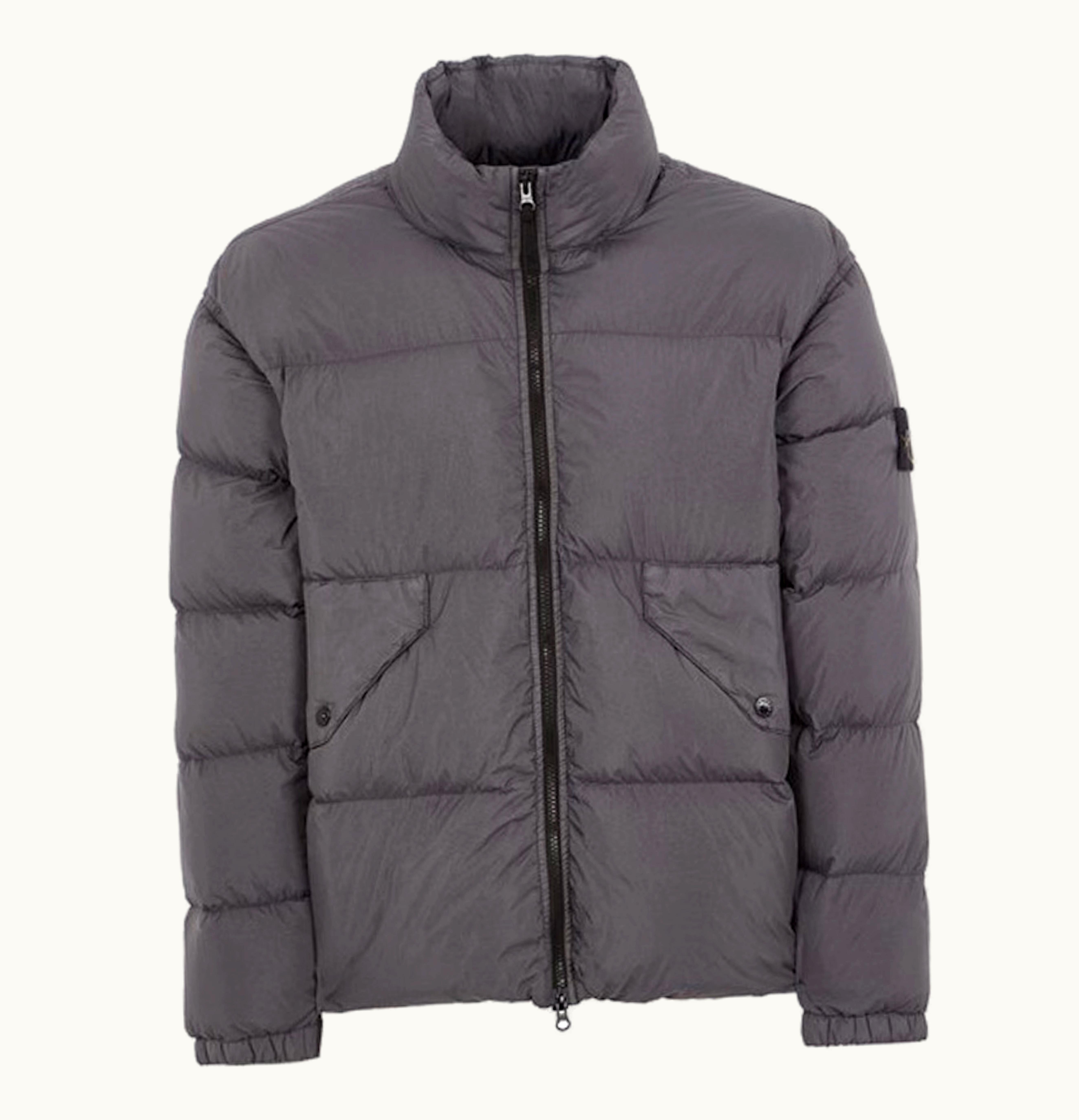 Stone Island Stone Island Garment Dyed 40623 Crinkle Reps Recycled Nylon Jacket Lead