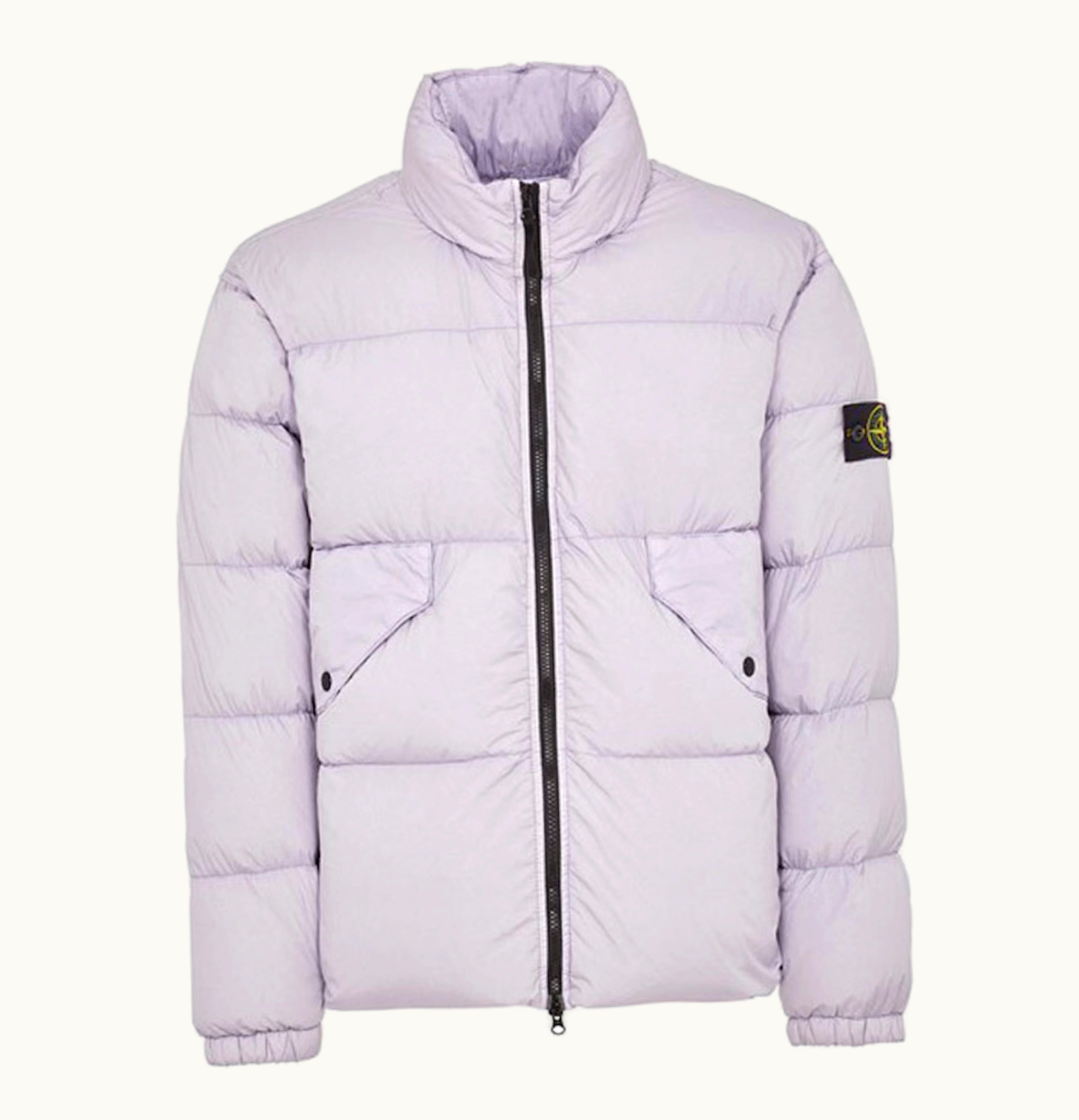 Stone Island Stone Island Garment Dyed 40623 Crinkle Reps Recycled Nylon Jacket Lavender