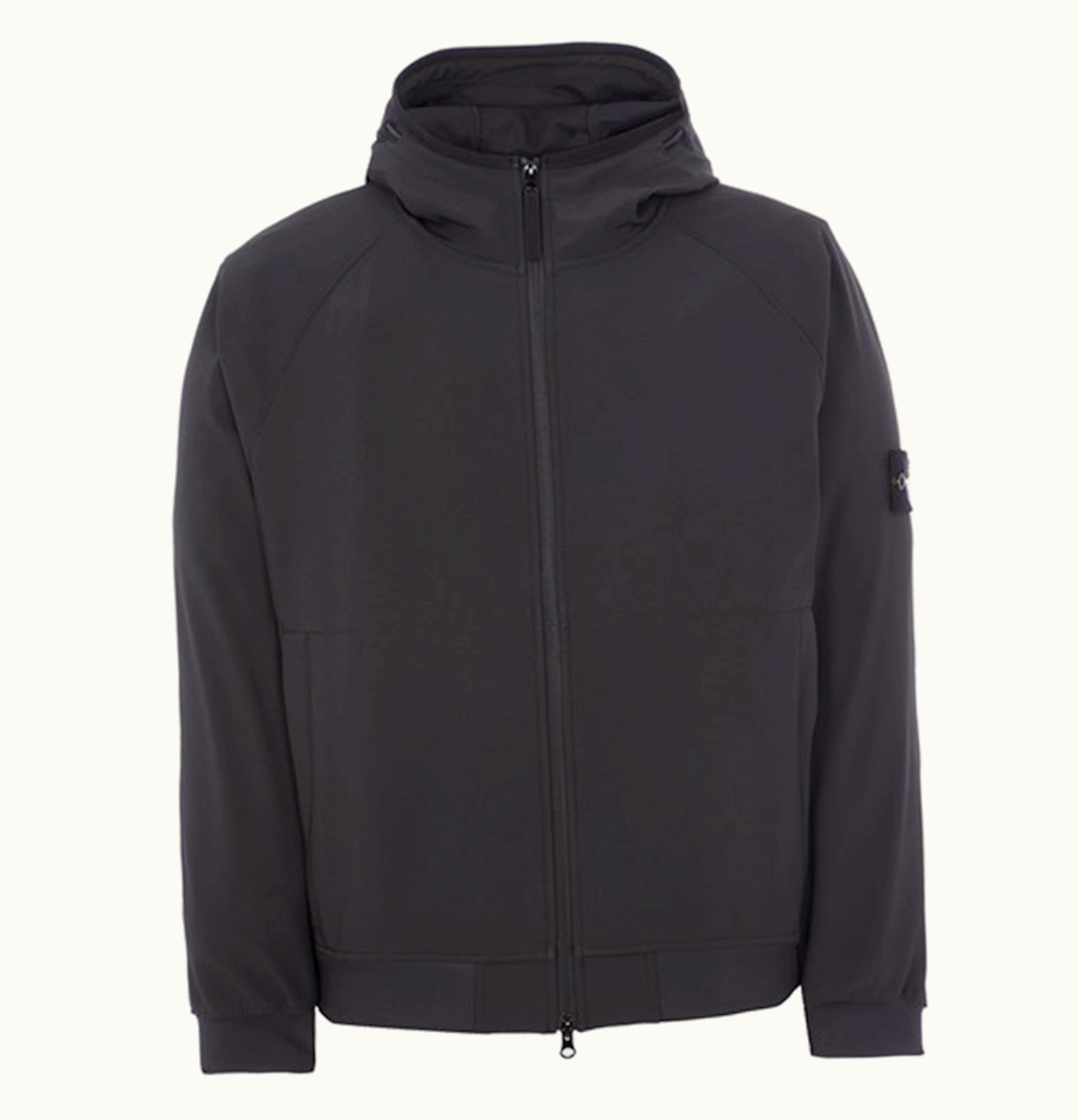 Stone Island Stone Island 40927 Light Soft Shell R Edye Technology In Recycled Polyester Jacket Black