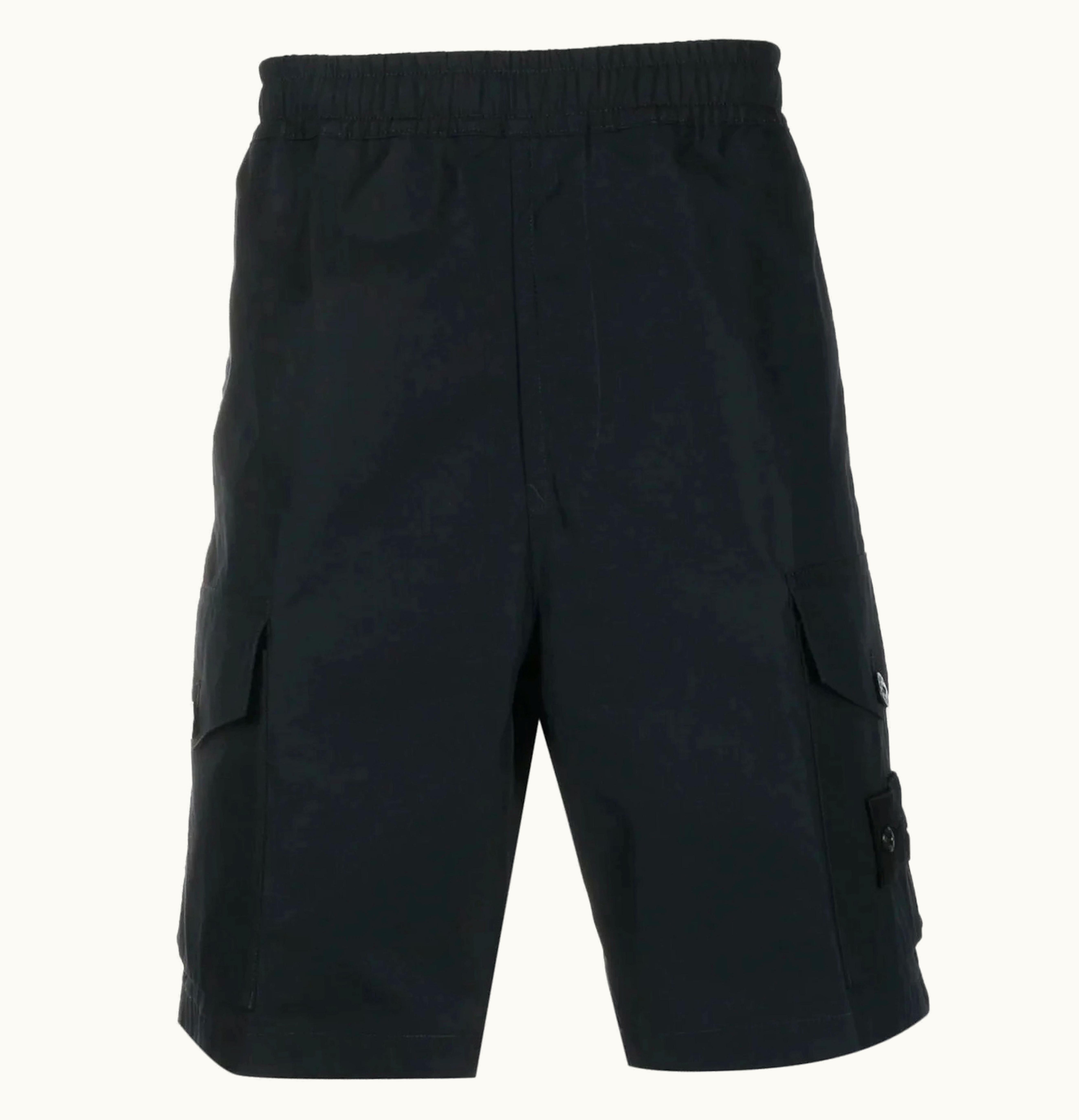 Stone Island Stone Island Bermuda Comfort Ghost Shorts Black