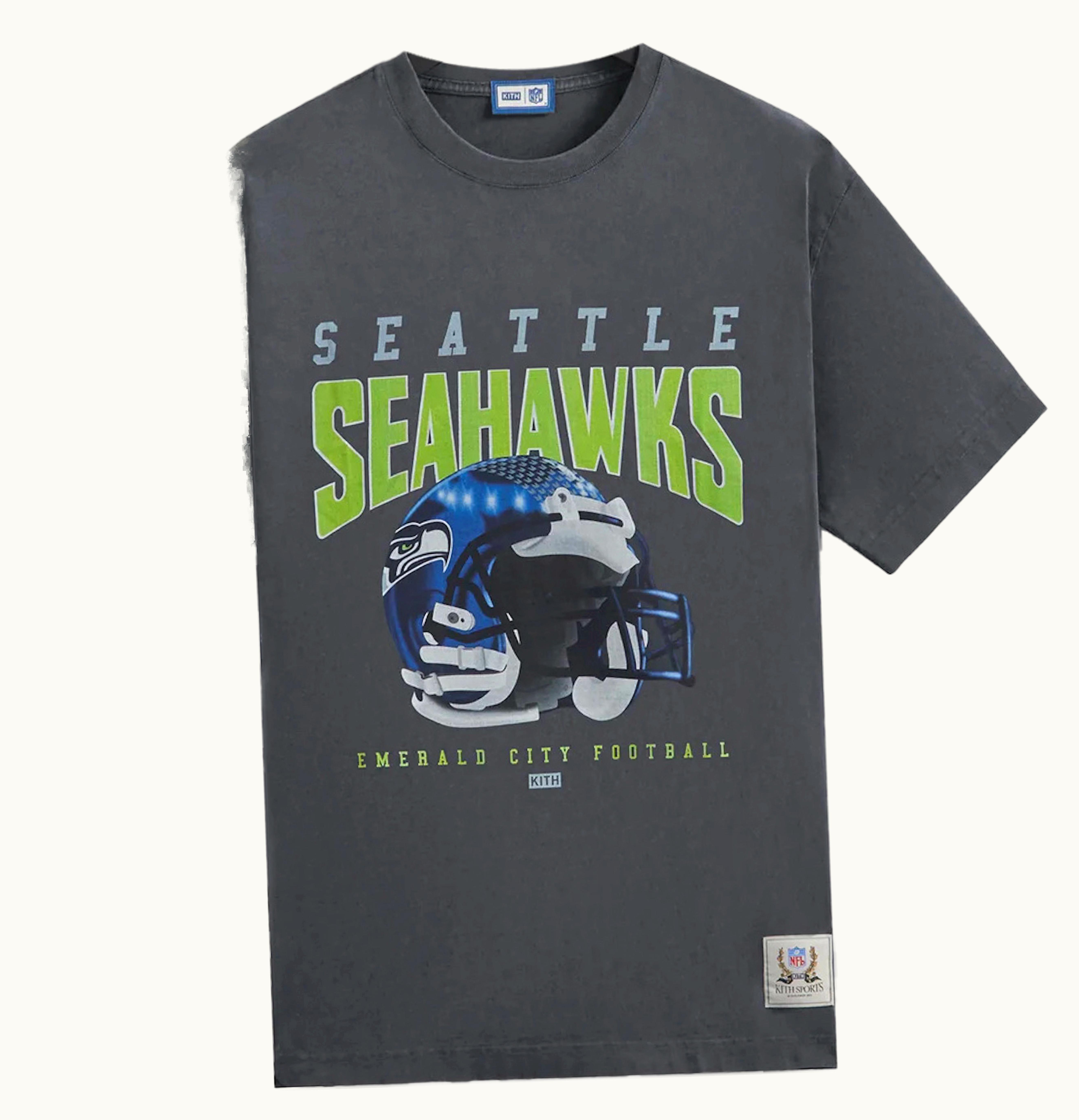 Kith Kith X NFL Seahawks Vintage Tee Nocturnal