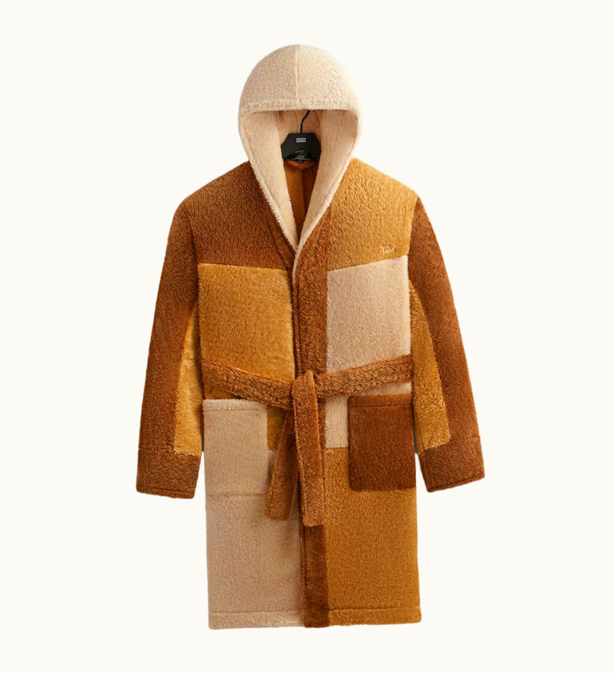 Kith Kith Kithmas Color Blocked Robe Chestnut