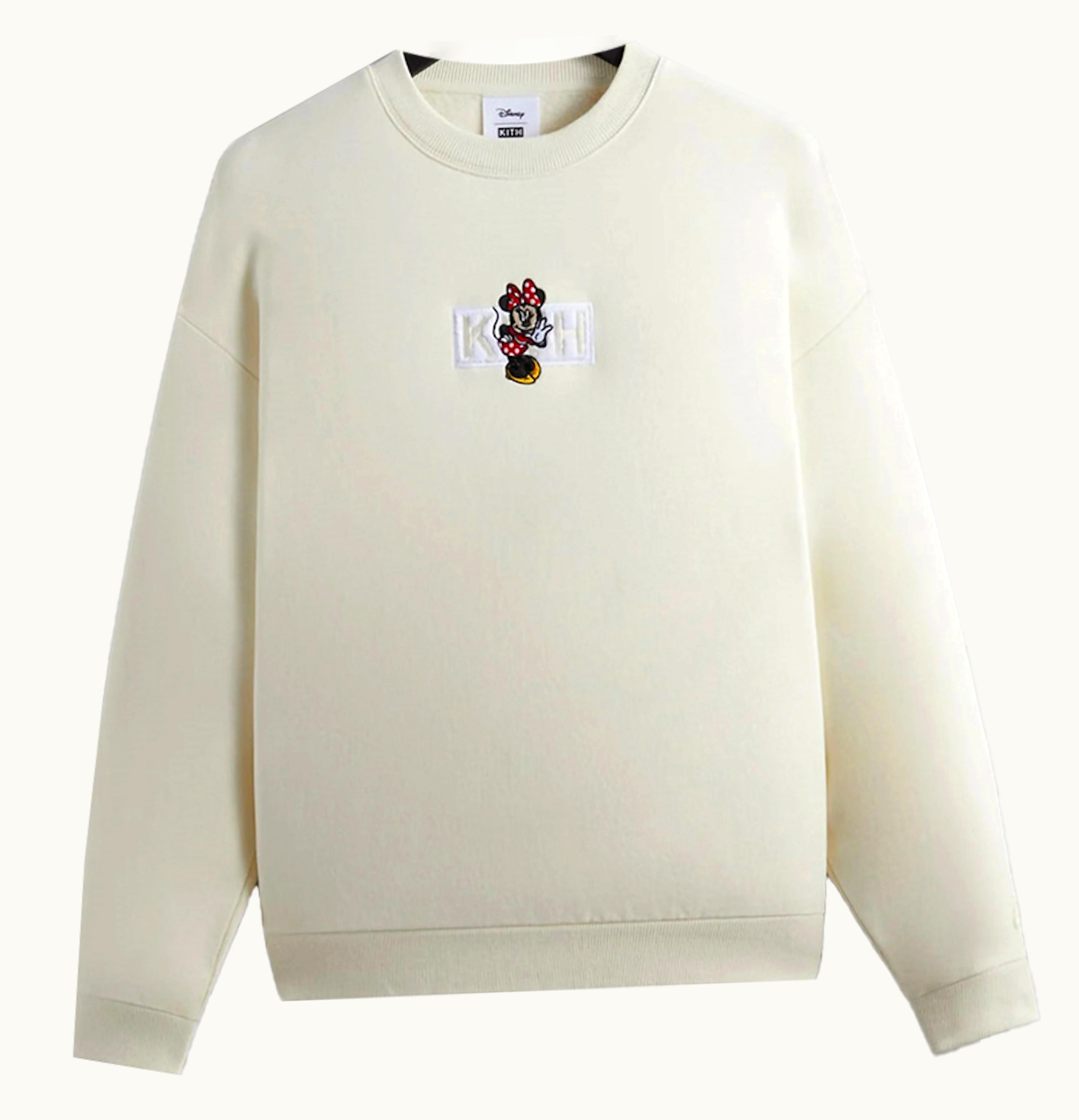 Kith Kith X Disney Mickey Friends Minnie Classic Logo Crewneck Sandrift