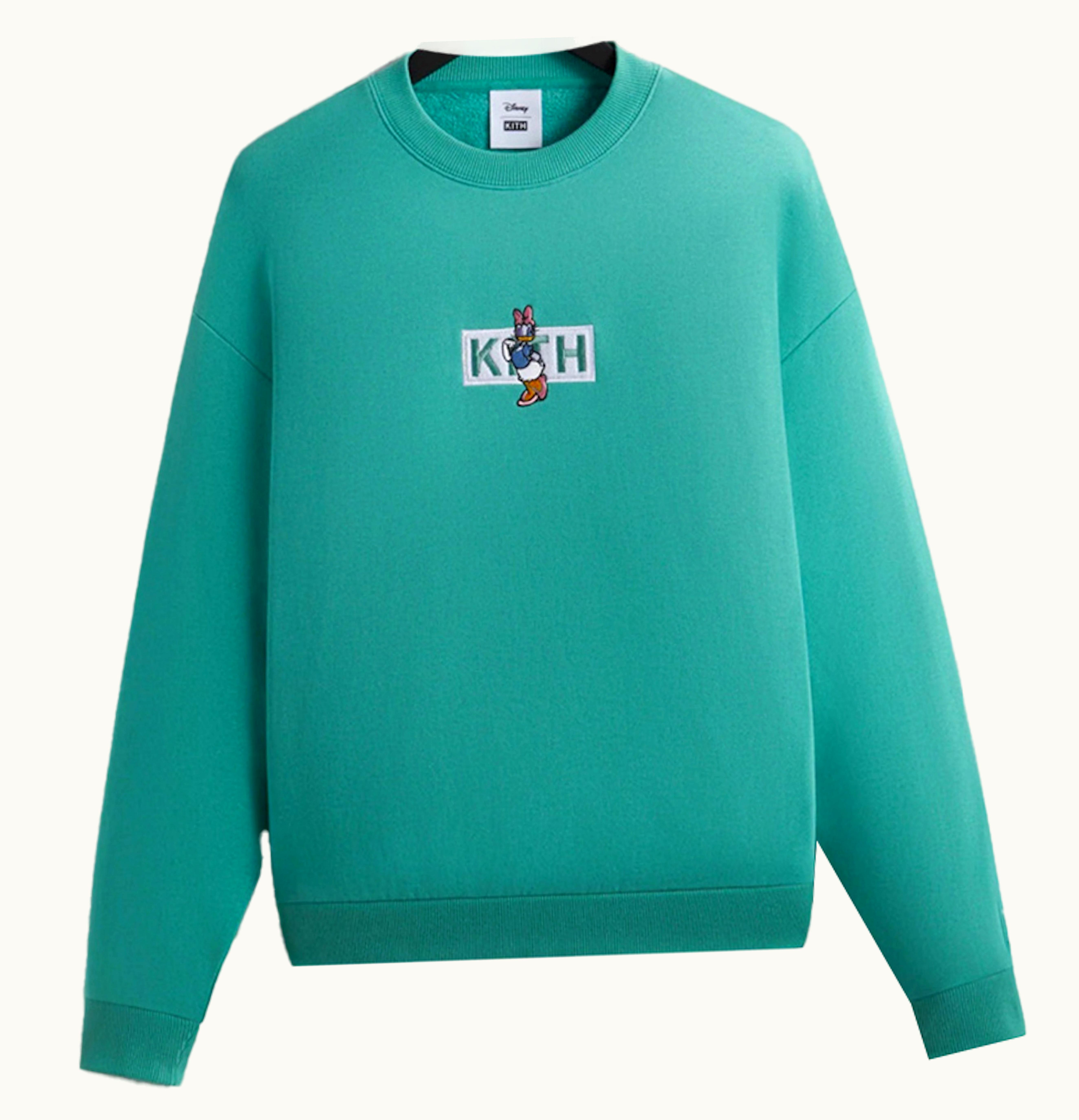Kith Kith X Disney Mickey Friends Daisy Duck Classic Logo Crewneck Mykonos